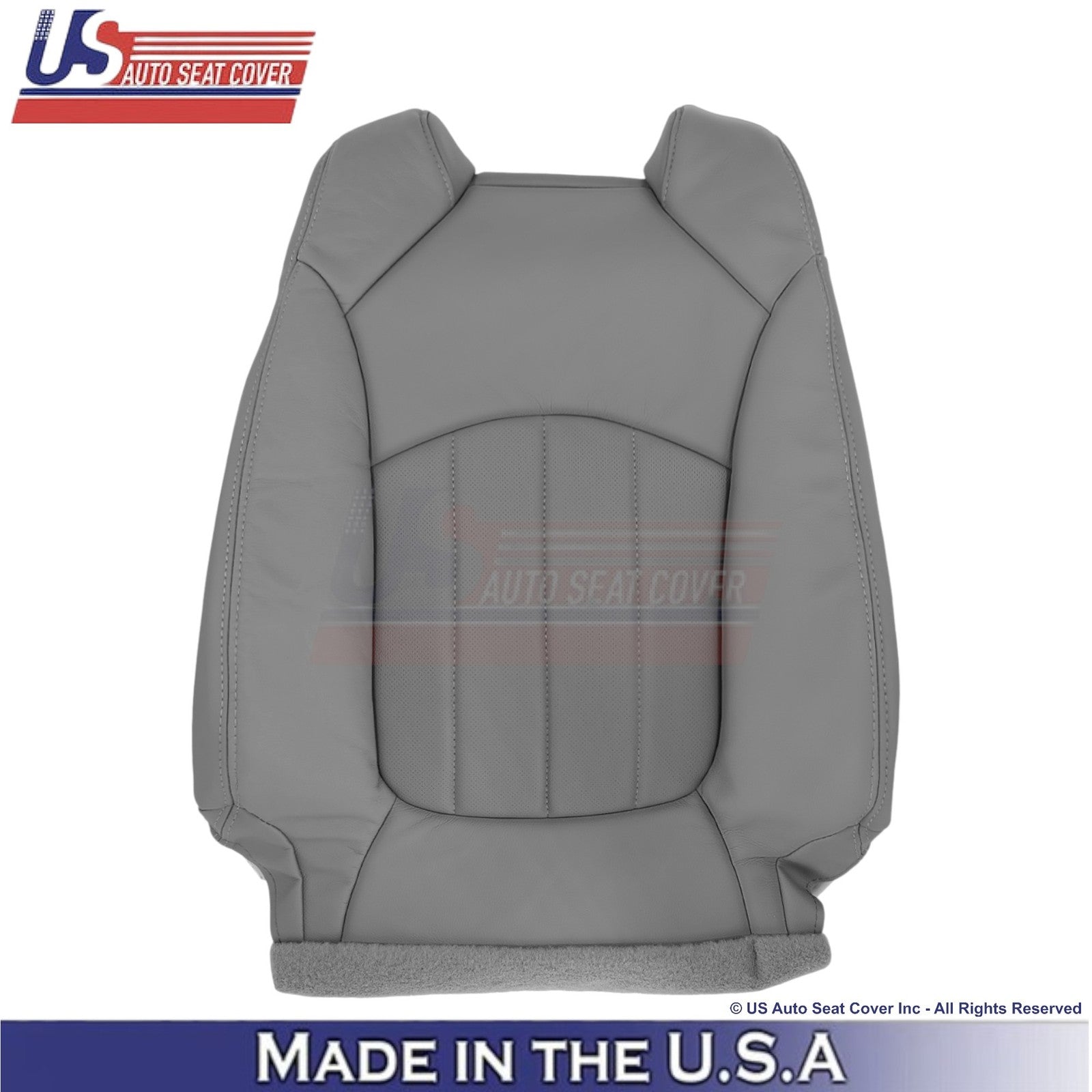 2013-2017 For Buick Enclave Leather Driver Replacement Seat Covers Lt. Titanium