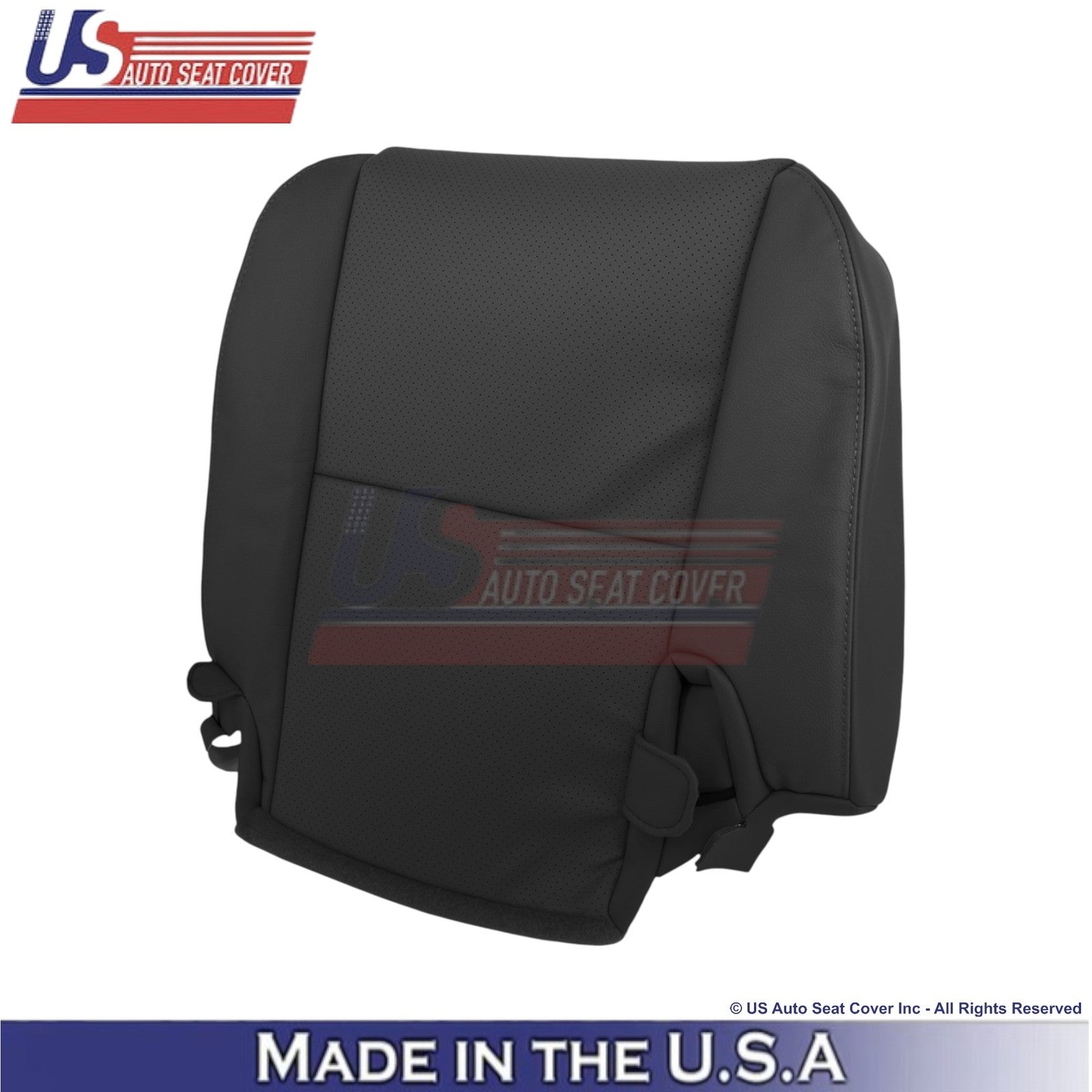 2010-2013 Fits Toyota Tundra Leather Perf. Rear Bottom Replacement Covers Black