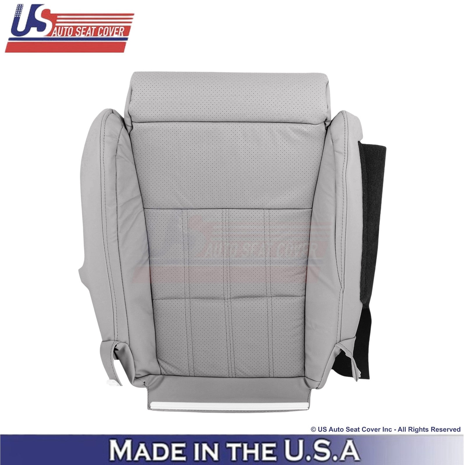 2016-2018 Fits Lexus ES 350 Leatherette Driver Bottom Seat Cover Stratus Gray