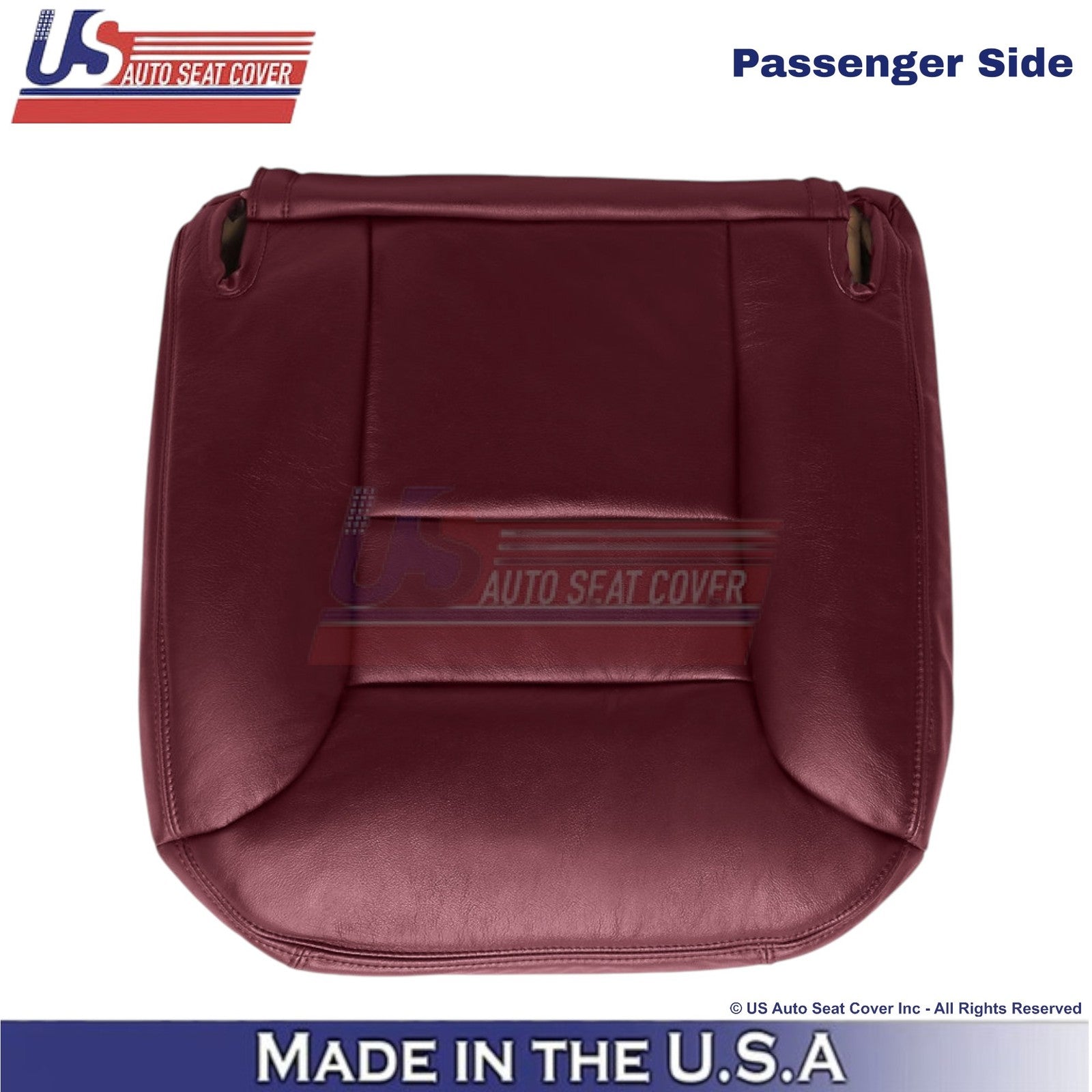1995-1999 For Chevy Tahoe Suburban Leatherette Passenger Bottom Cover Ruby Red