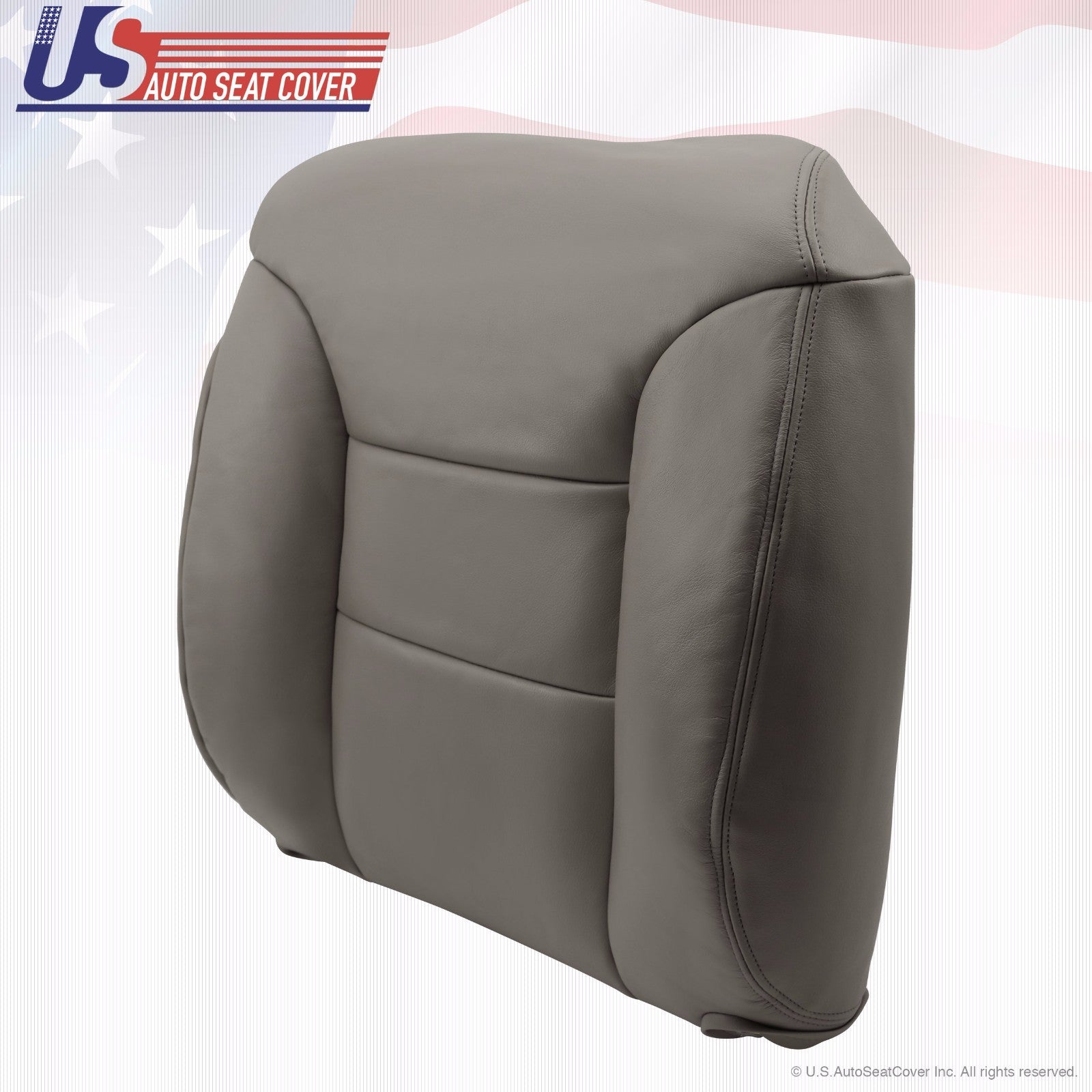 for a 1995 to 1999 Chevy C/K 1500 front Lean Back Leather Replacement in Gray