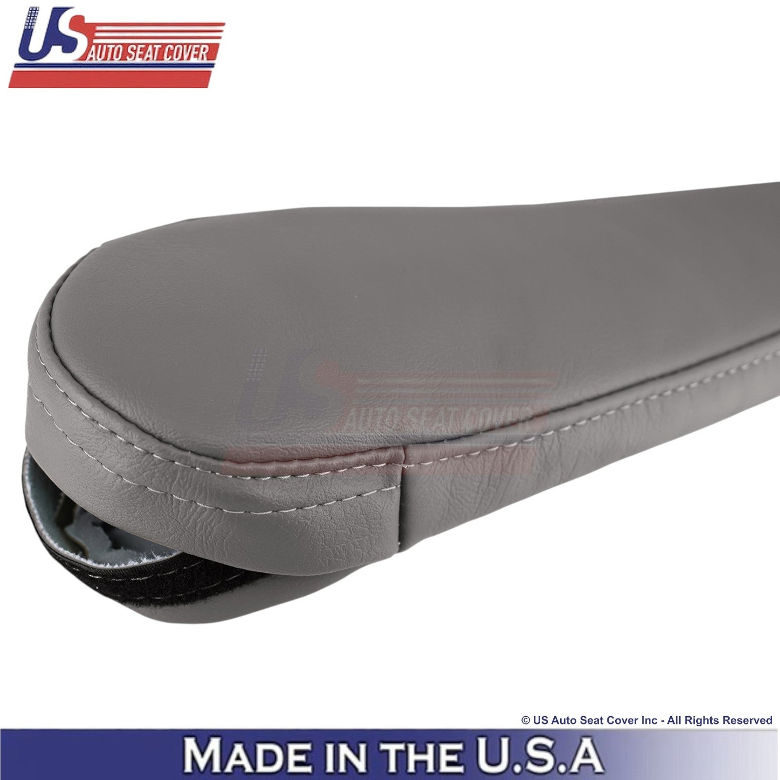 98-2003 For Toyota Sienna Genuine Leather Front Armrest Replacement Covers Gray