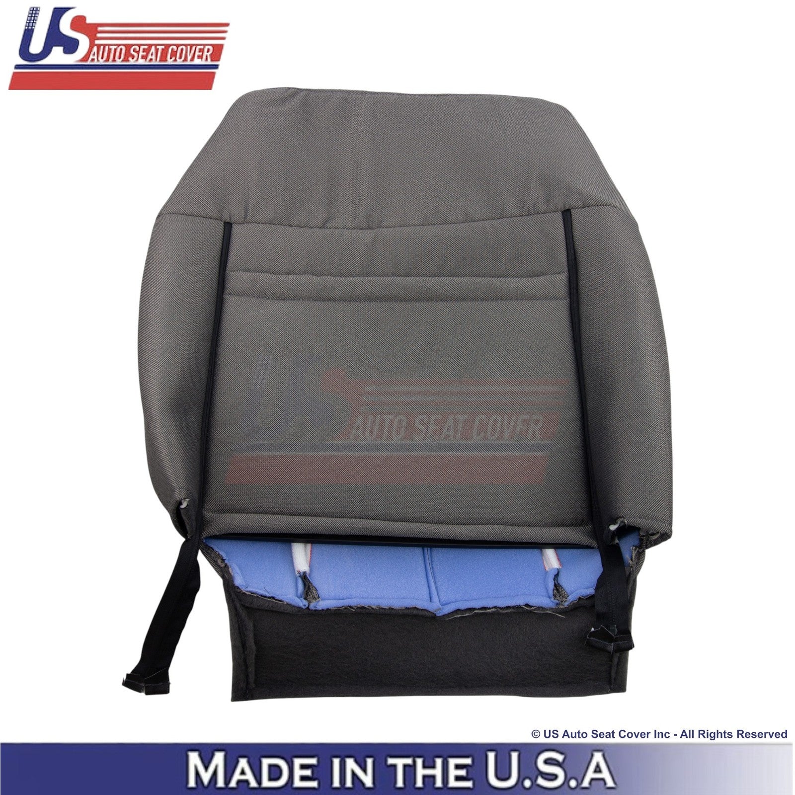 2009-2010 Fits Ford F150 Cloth Passenger Replacement Seat Covers Medium Stone
