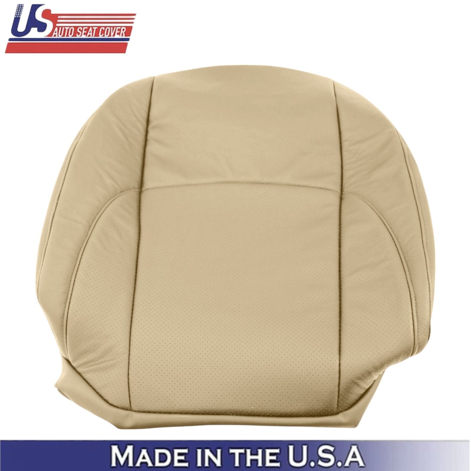 2007-2009 For Lexus ES350 Genuine Leather Driver Top Seat Cover Cashmere Tan