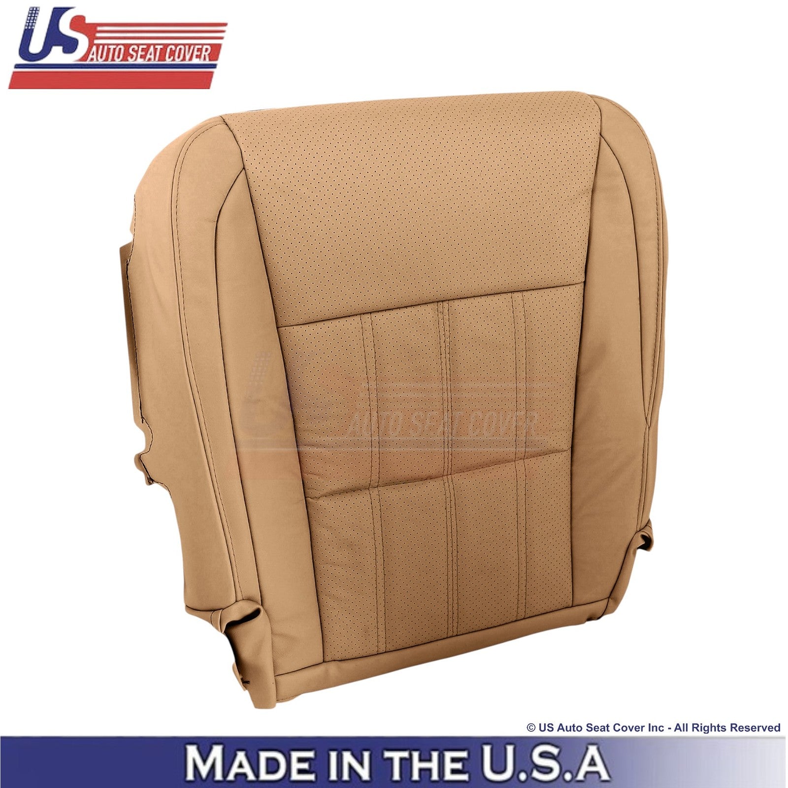 2016-2018 For Lexus ES 350 Leatherette Passenger Bottom Replacement Cover Flaxen