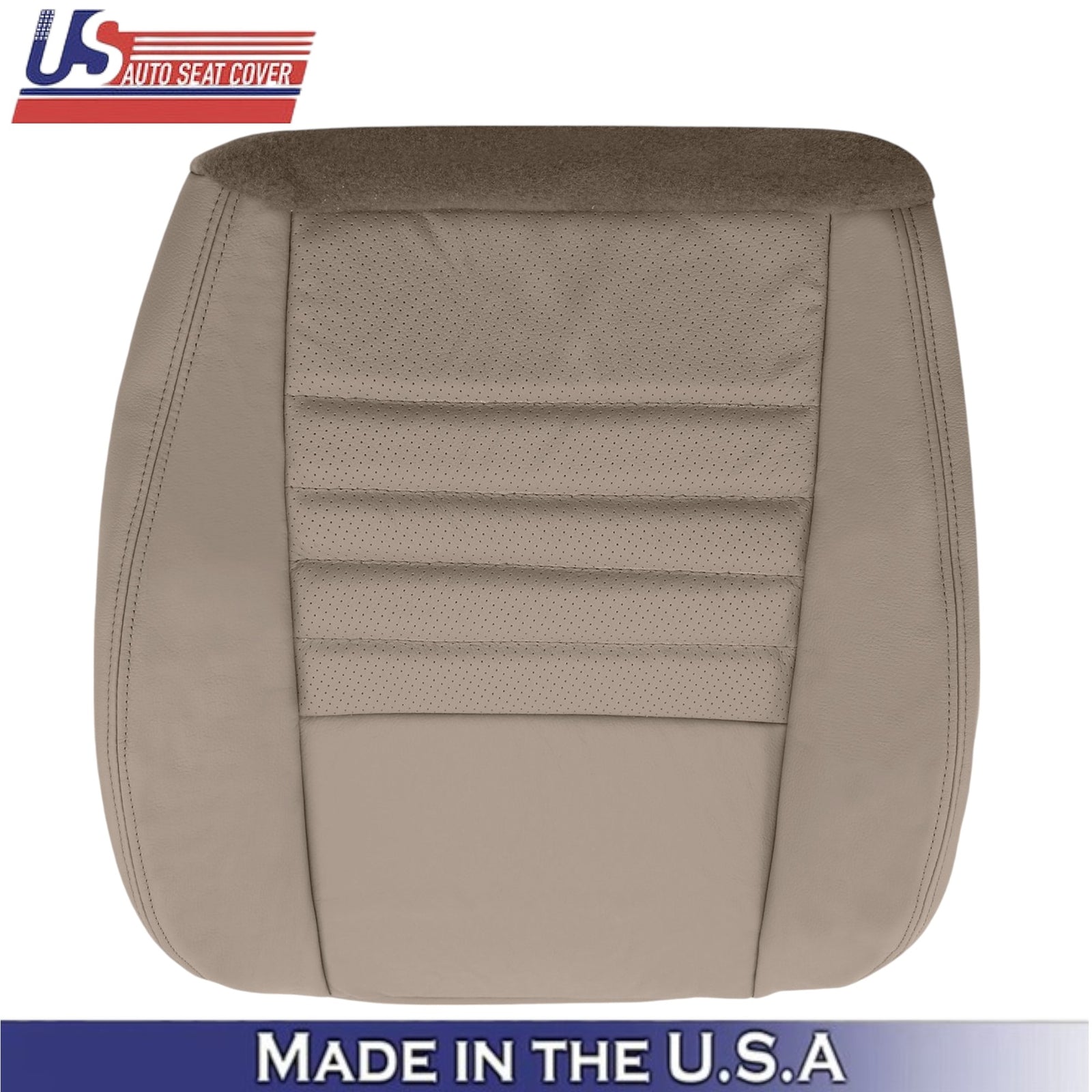 1999-2004 For Ford Mustang GT Leather Passenger Side Covers Medium Parchment