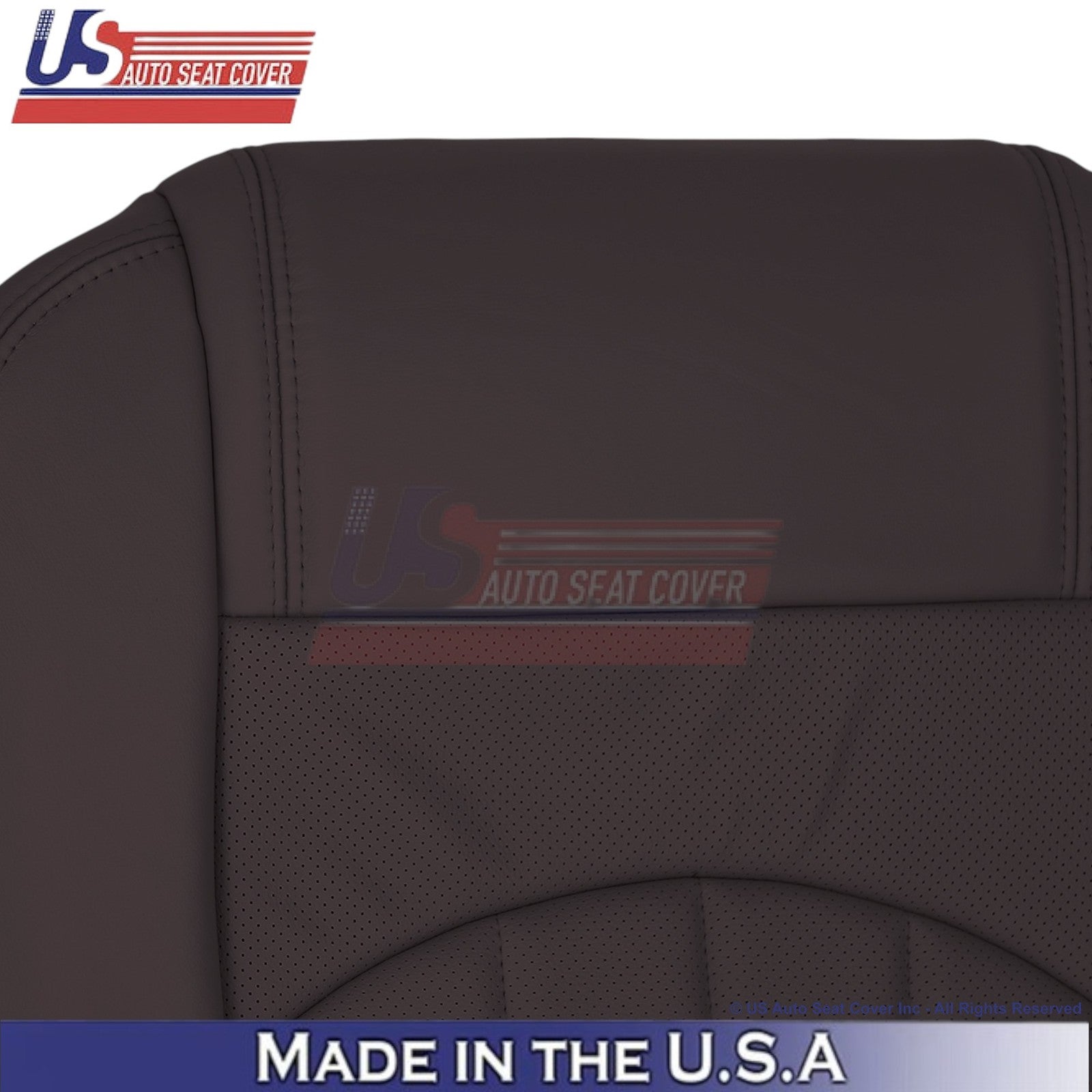 2013-2014 For Buick Enclave Leatherette Passenger Replacement Seat Covers Cocoa