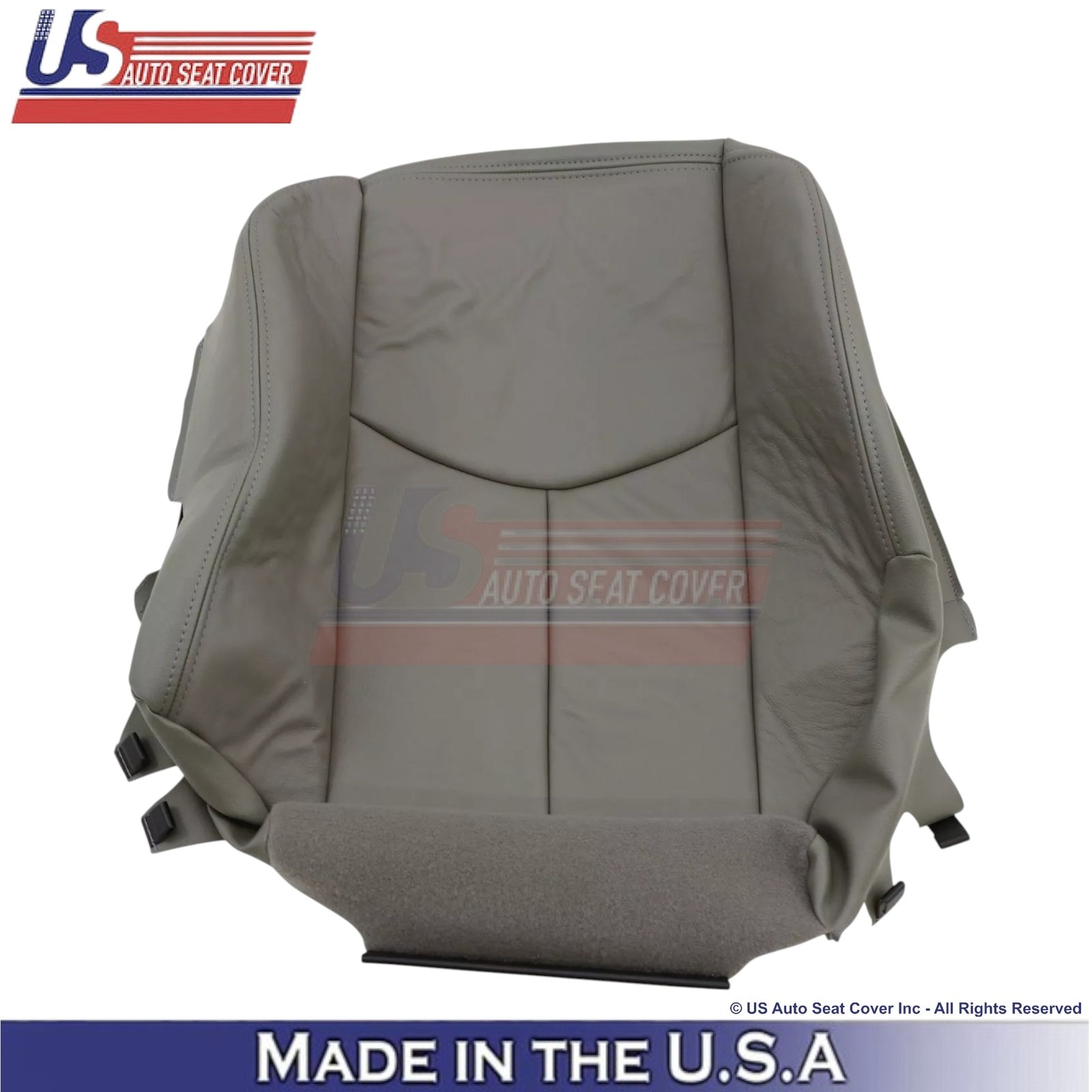 2003-2006 For Chevy Tahoe & Suburban Leatherette Driver Bottom Seat Cover Gray