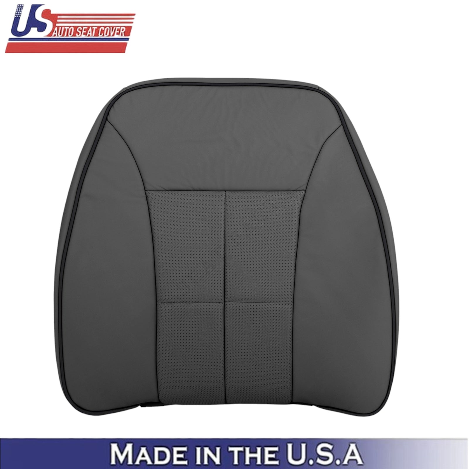 2007-2010 For Lincoln MKX Genuine Leather Passenger Top Cover Charcoal Black