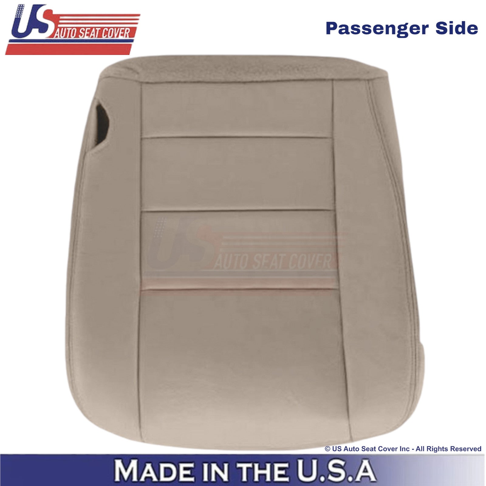 2003-2004 Fits Ford F250 F350 Lariat Leatherette Passenger Bottom OEM Cover Tan