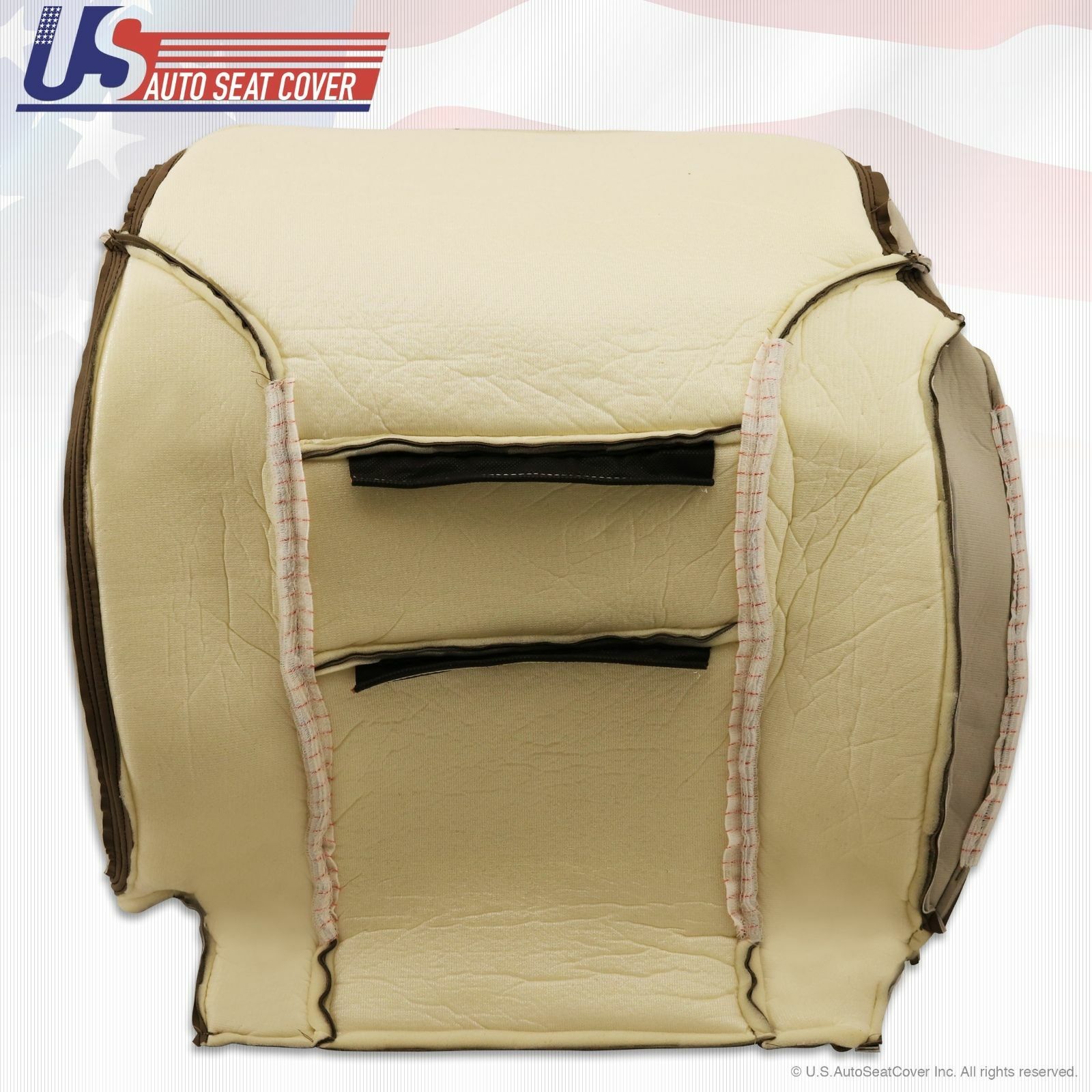 1995 -1999 CHEVY SUBURBAN FRONT DRIVER & PASSENGER TOPS / BOTTOMS TAN LEATHER 52