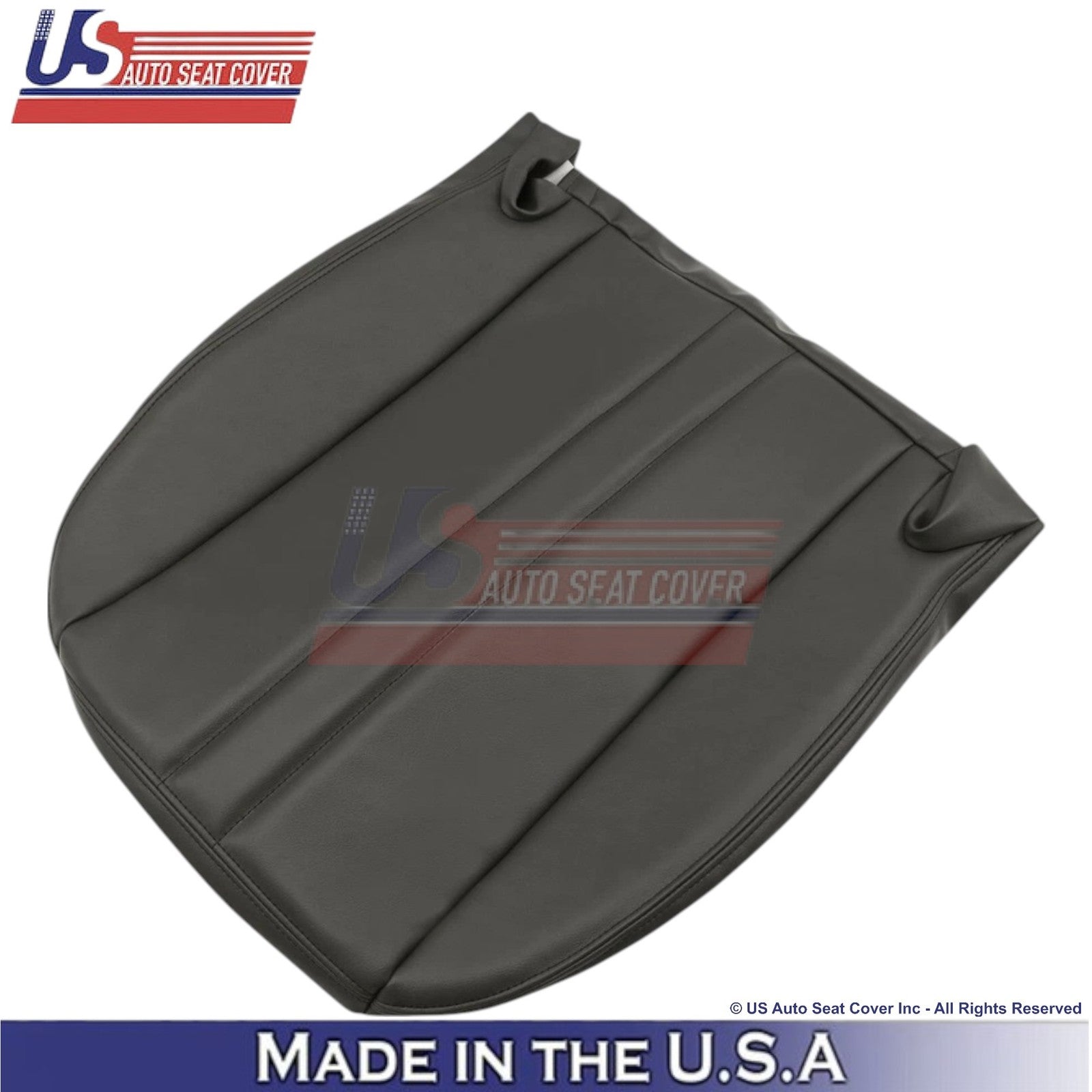 2003-2009 Fits GMC Topkick Passenger Bottom Leatherette Seat Cover Dark Pewter