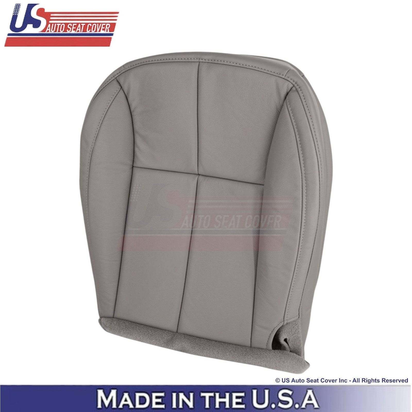 2001-2004 For Jeep Grand Cherokee Leatherette Front Seat Covers Taupe Gray