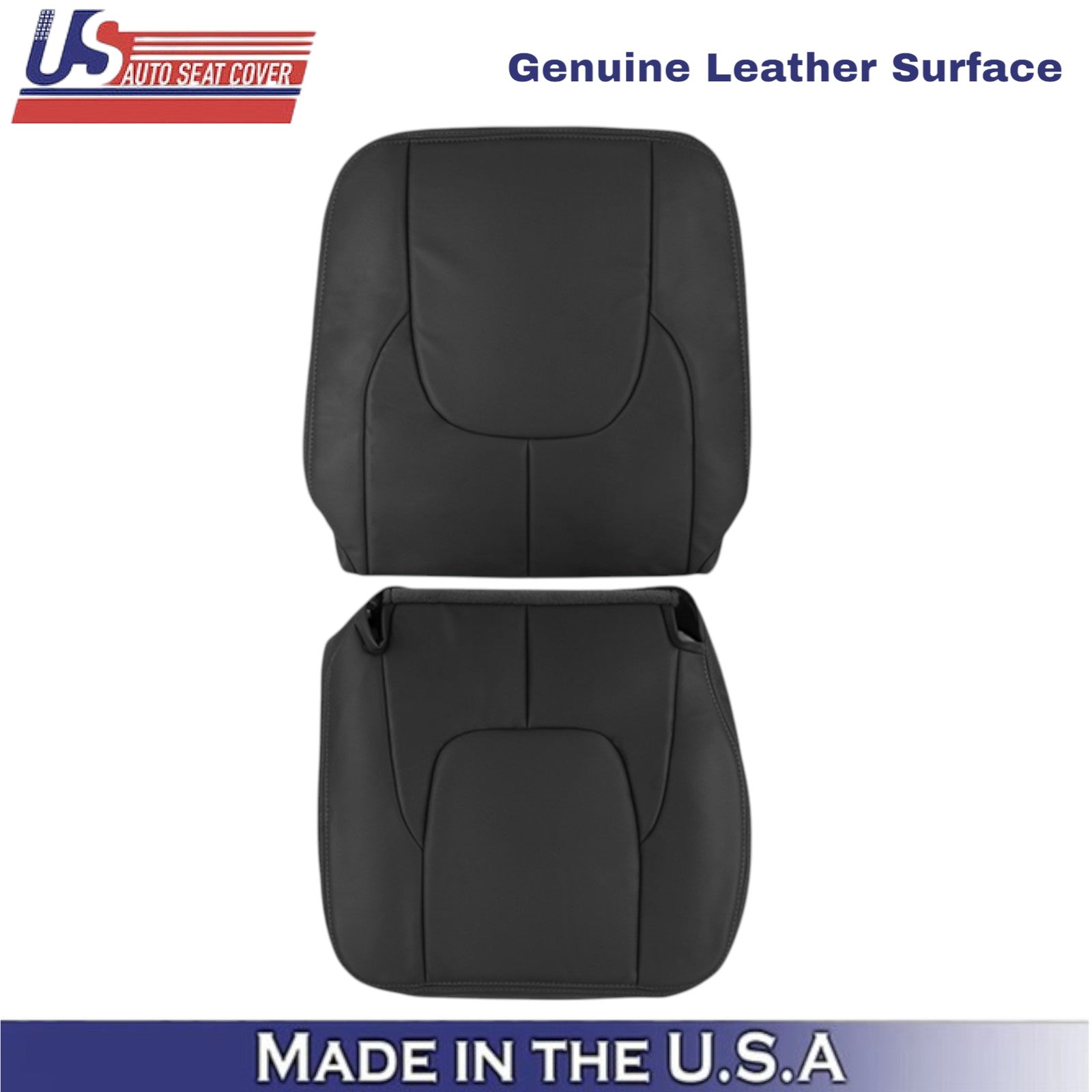 2002-2003 For Dodge Ram 1500 Laramie Leather Passenger Side Covers Dark Slate