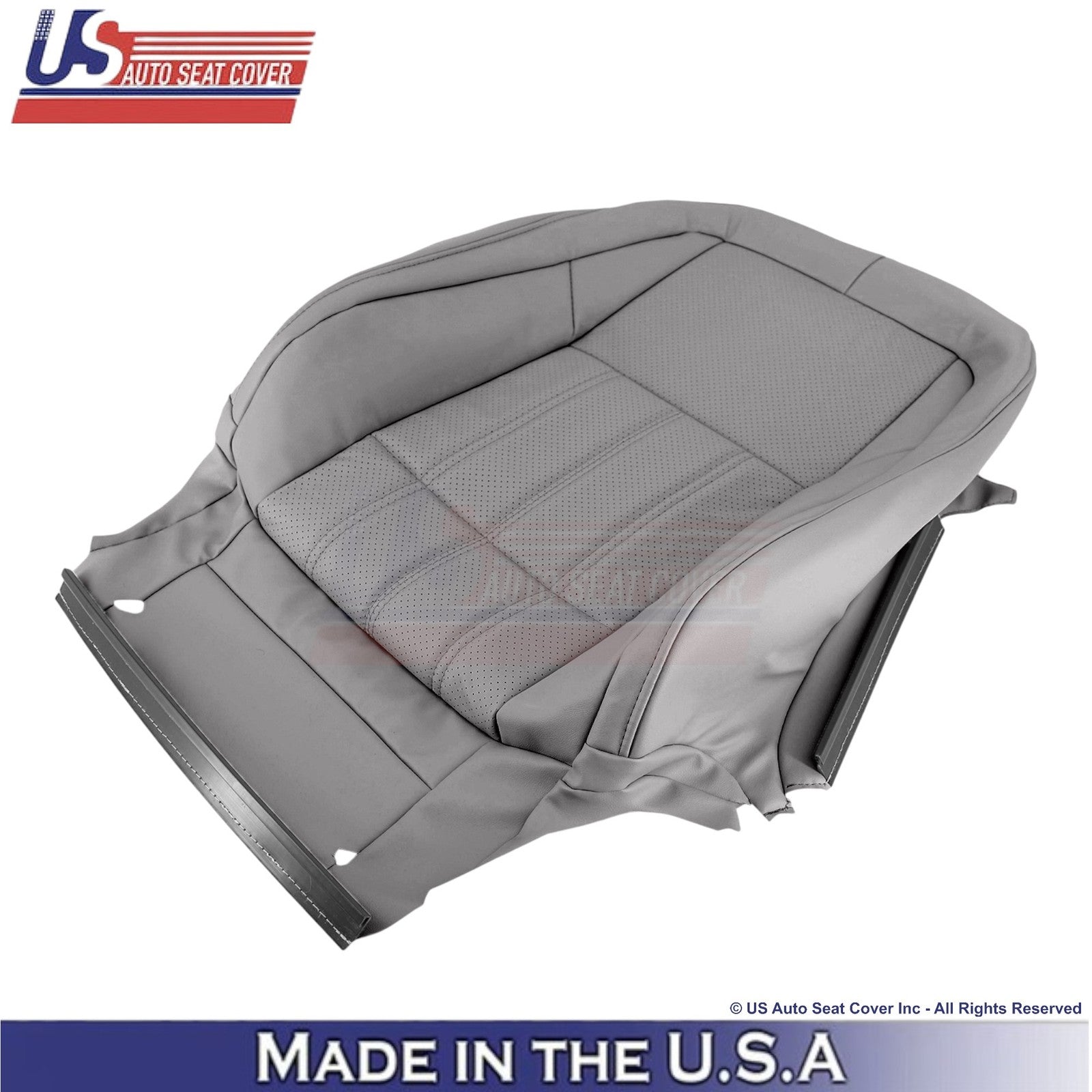 2016-2018 Fits Lexus ES 350 Leather Driver Top Replacement Cover Stratus Gray