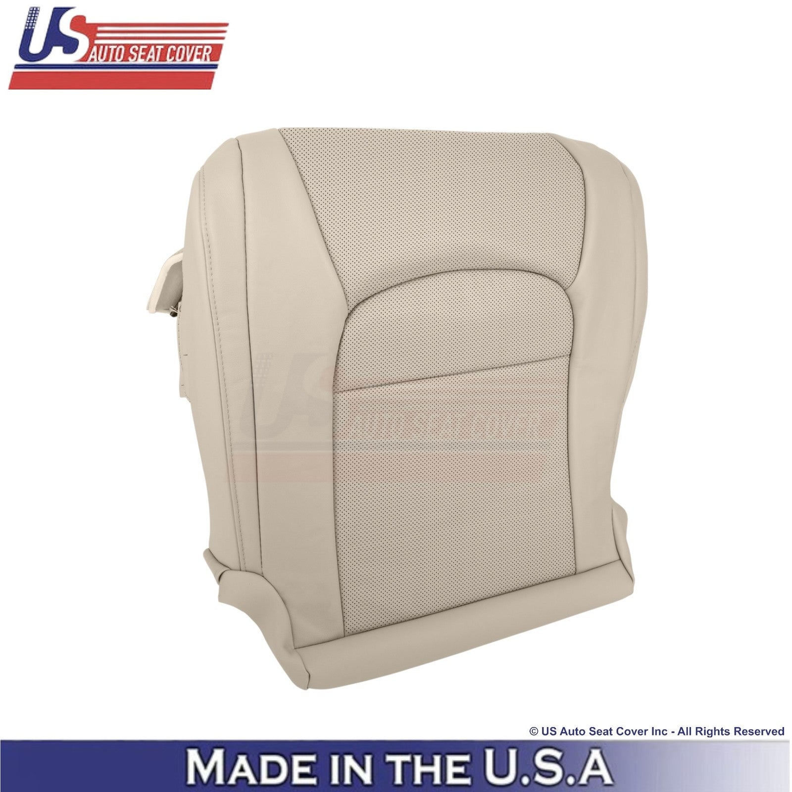 2008-2021 For Toyota Land Cruiser Leatherette Perf. Front Bottom Covers Sand