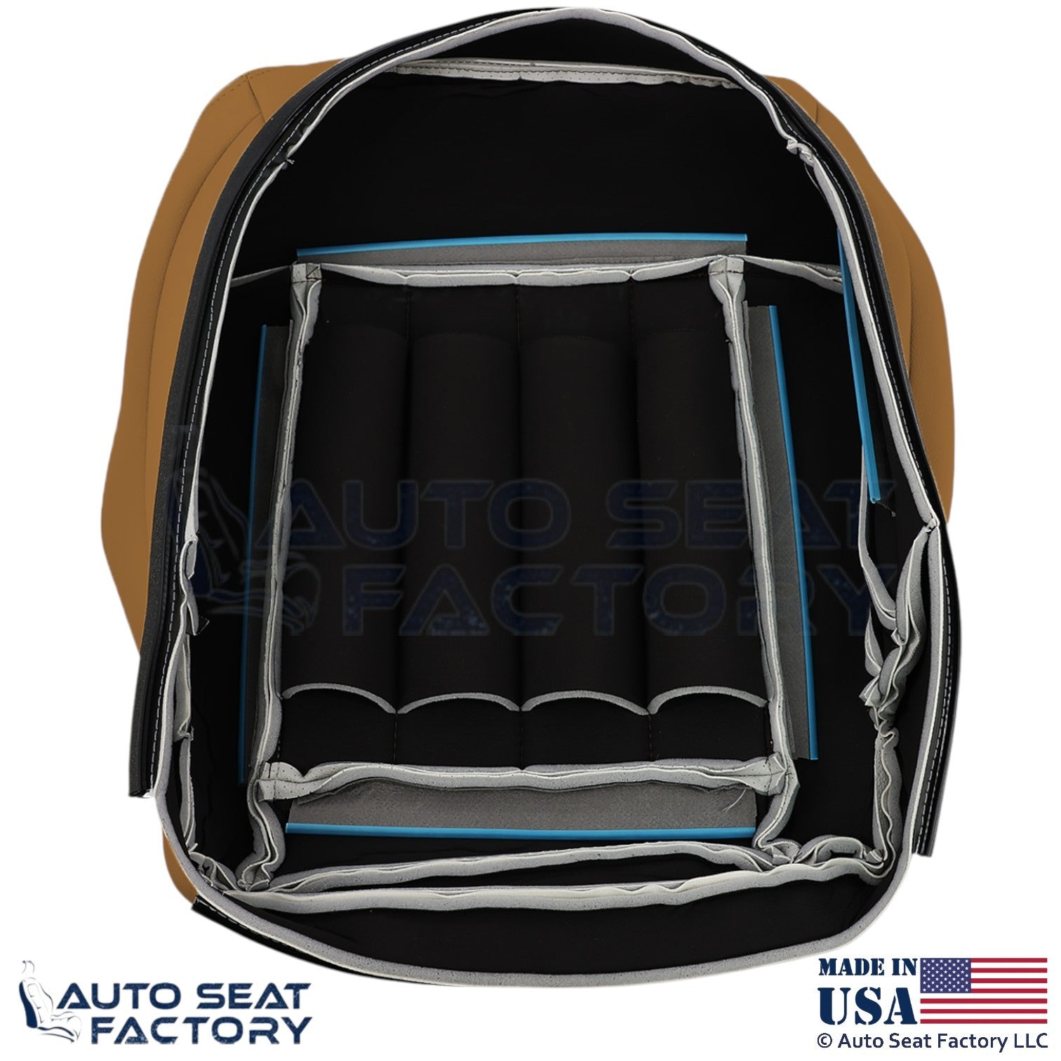 2010-2016 For Mercedes Benz E550 E350 Leatherette Perf Driver Bottom Cover Beige