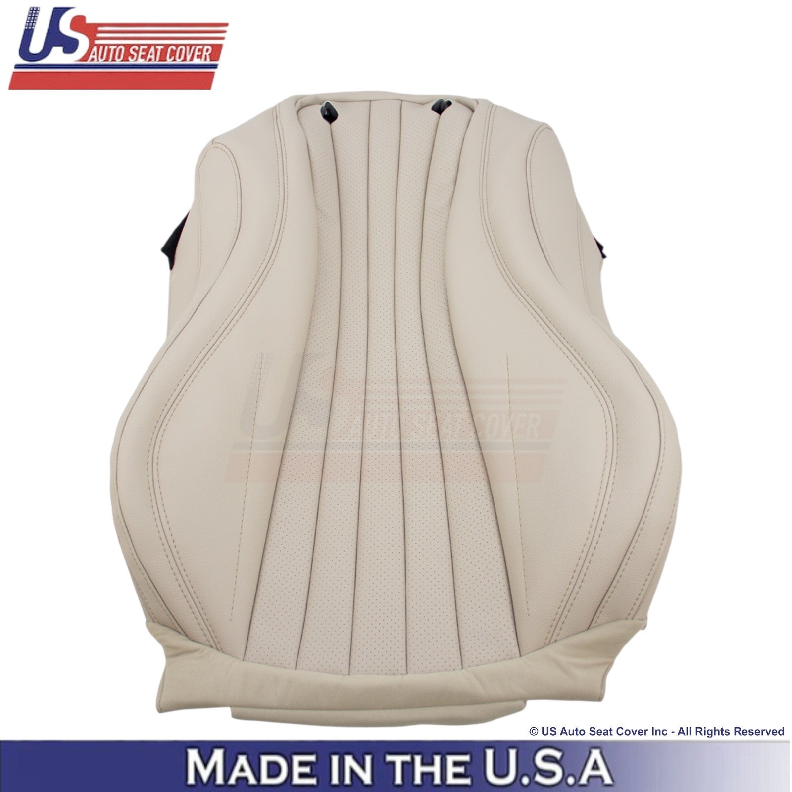 2017-2023 Fits Mercedes Benz E-Class Leather Front Passenger Covers Macchiato