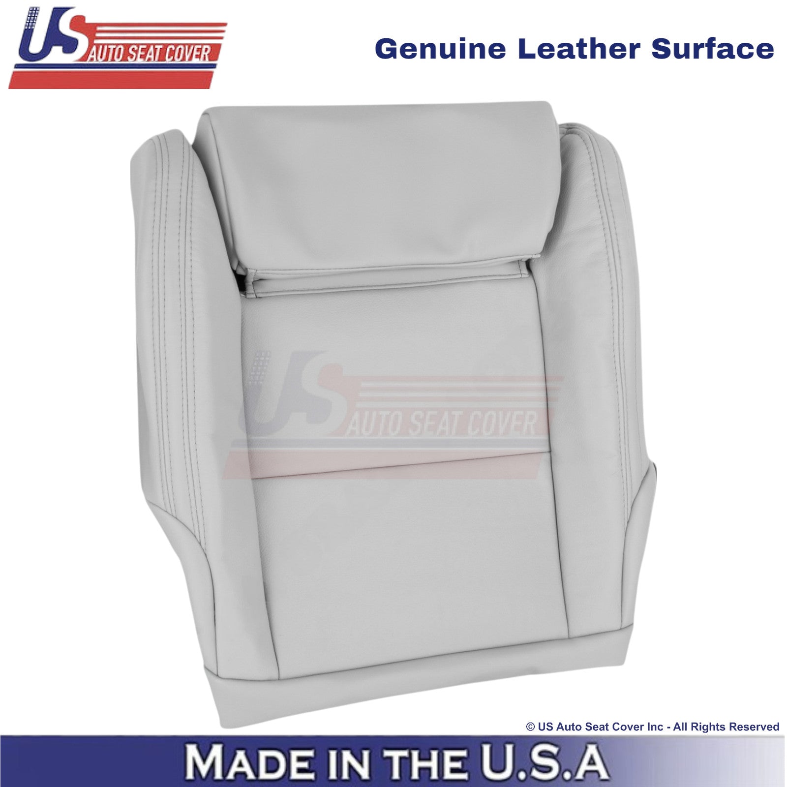 2016-2020 Fits Mercedes Benz GLA250 X156 Front Bottom Leather Seat Covers Gray