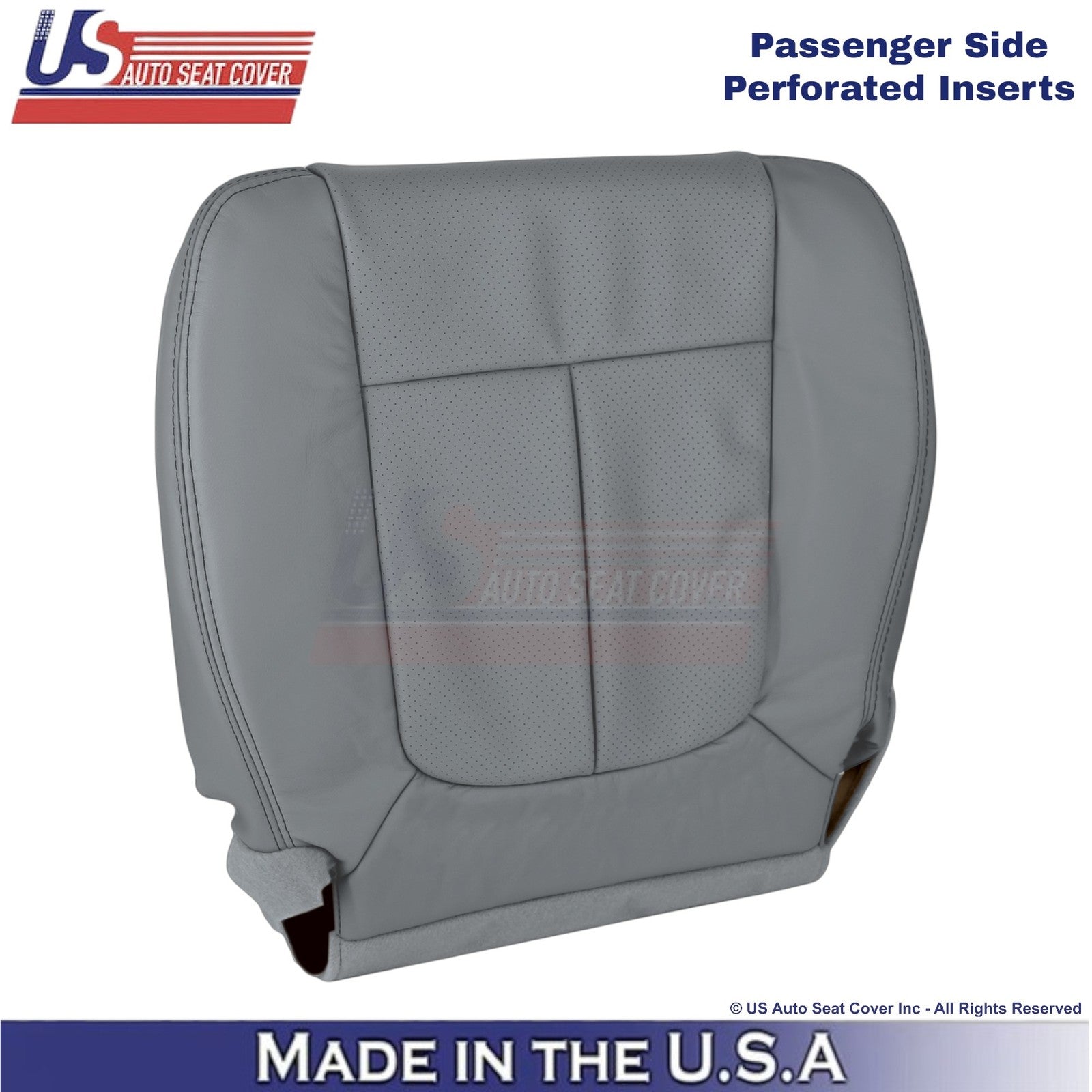 2011-2014 Fits Ford F150 Lariat Leatherette Perf. Passenger Bottom Cover Steel