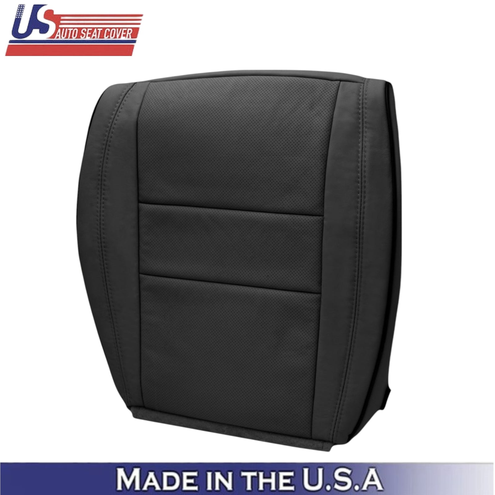 2011-2021 For Jeep Grand Cherokee Genuine Leather Front Bottom Seat Covers Black