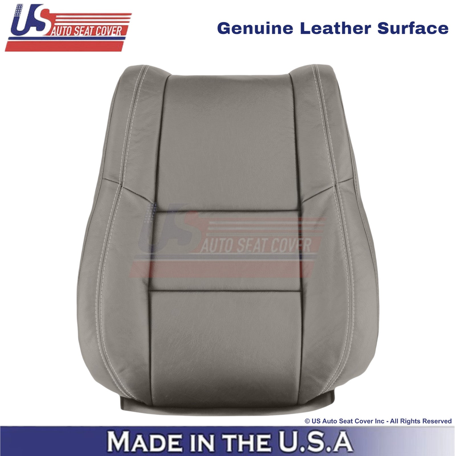 2011-2013 For Dodge Durango Genuine Leather Passenger Top Cover Medium Graystone