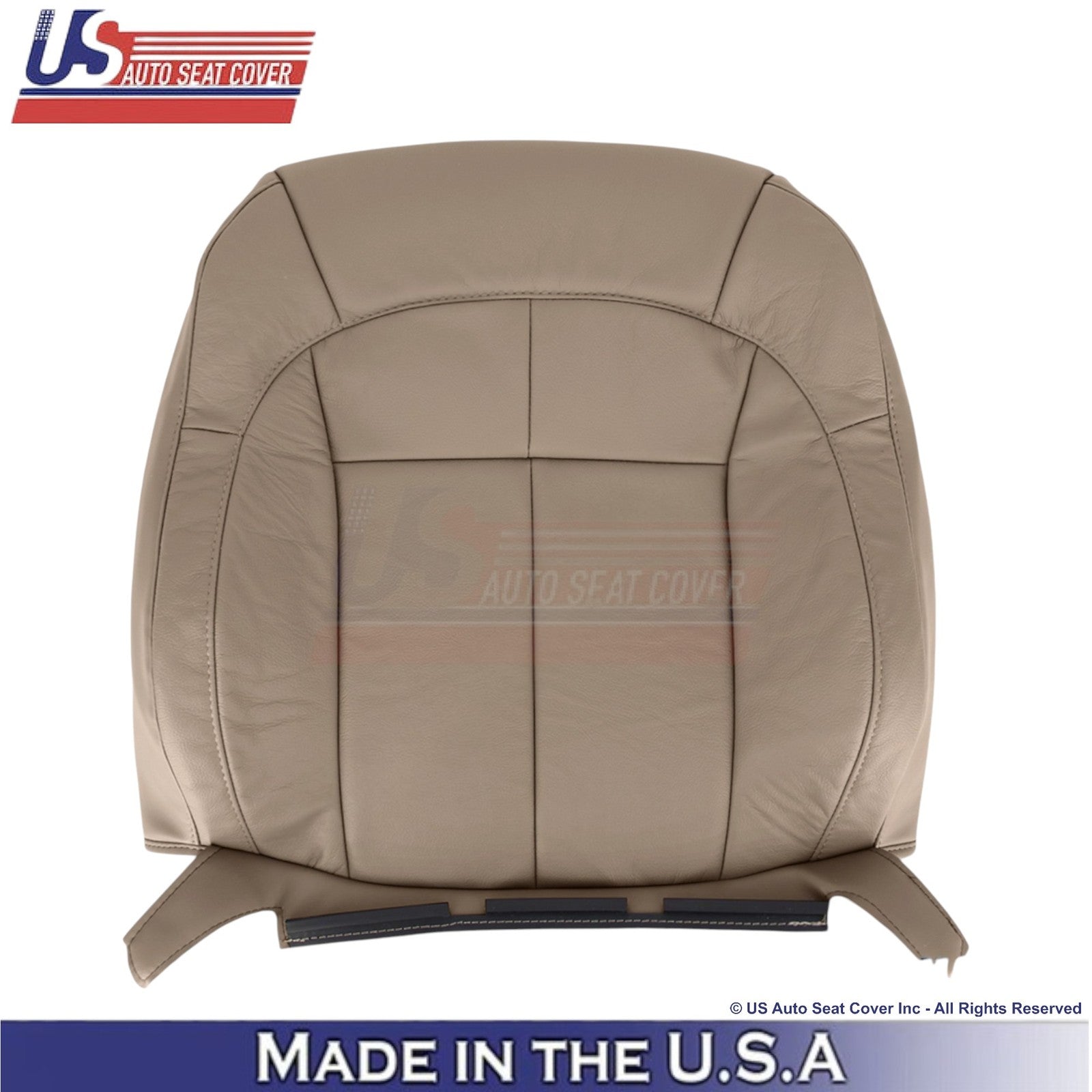 2001-2004 For Jeep Grand Cherokee Genuine Leather Front Covers Sandstone Beige