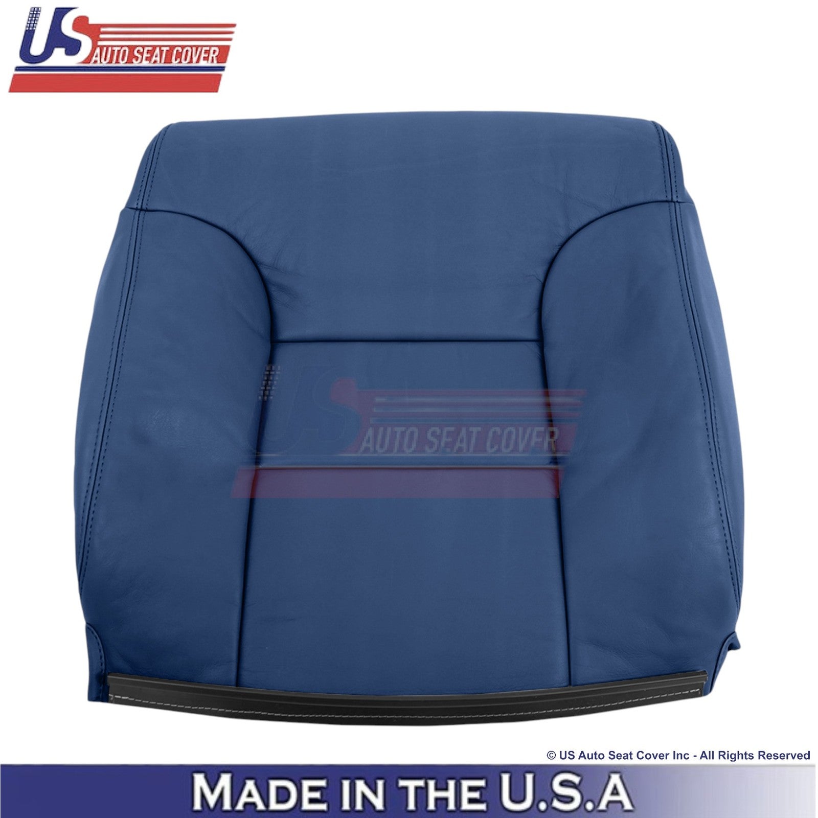 1995-1999 For Chevy Suburban Genuine Leather Front Replacement Covers Navy Blue