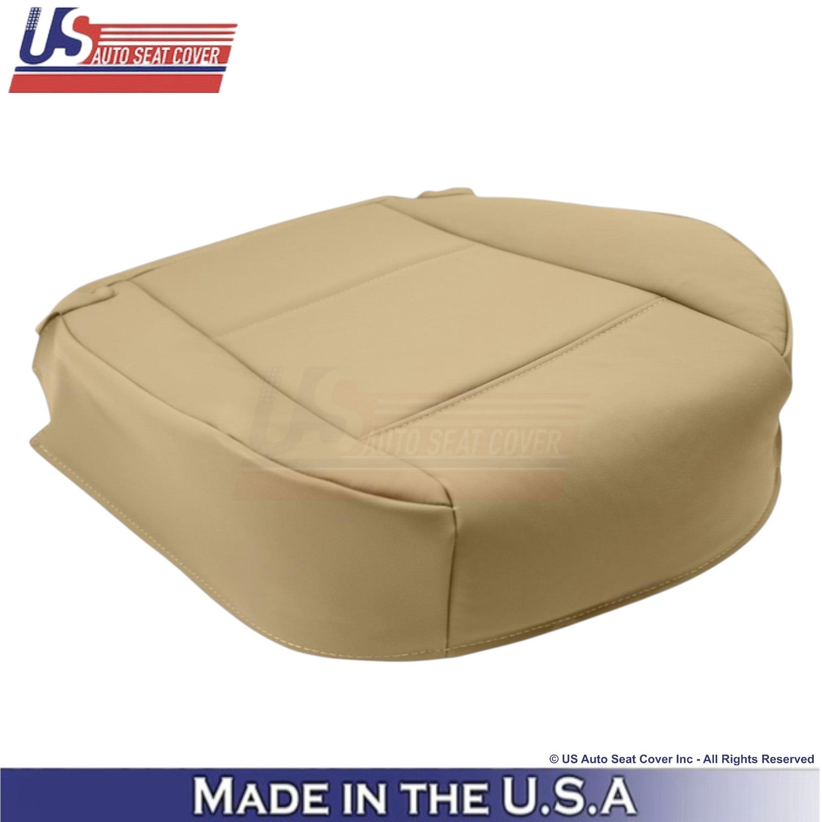 1998-2005 For BMW 3 Series E46 Genuine Leather Passenger Bottom Seat Cover Beige