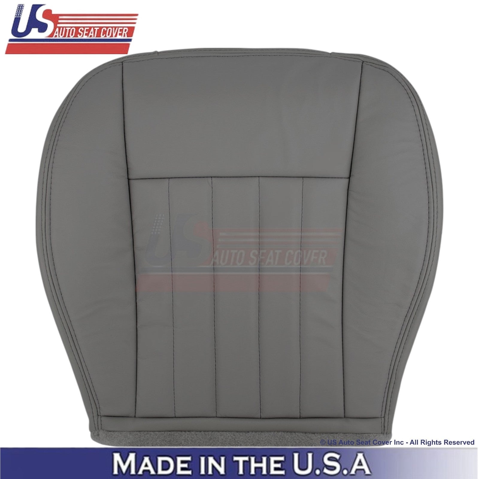 2005-2007 Fits Jeep Liberty Limited Bottom Genuine Leather Seat Covers Lt. Slate