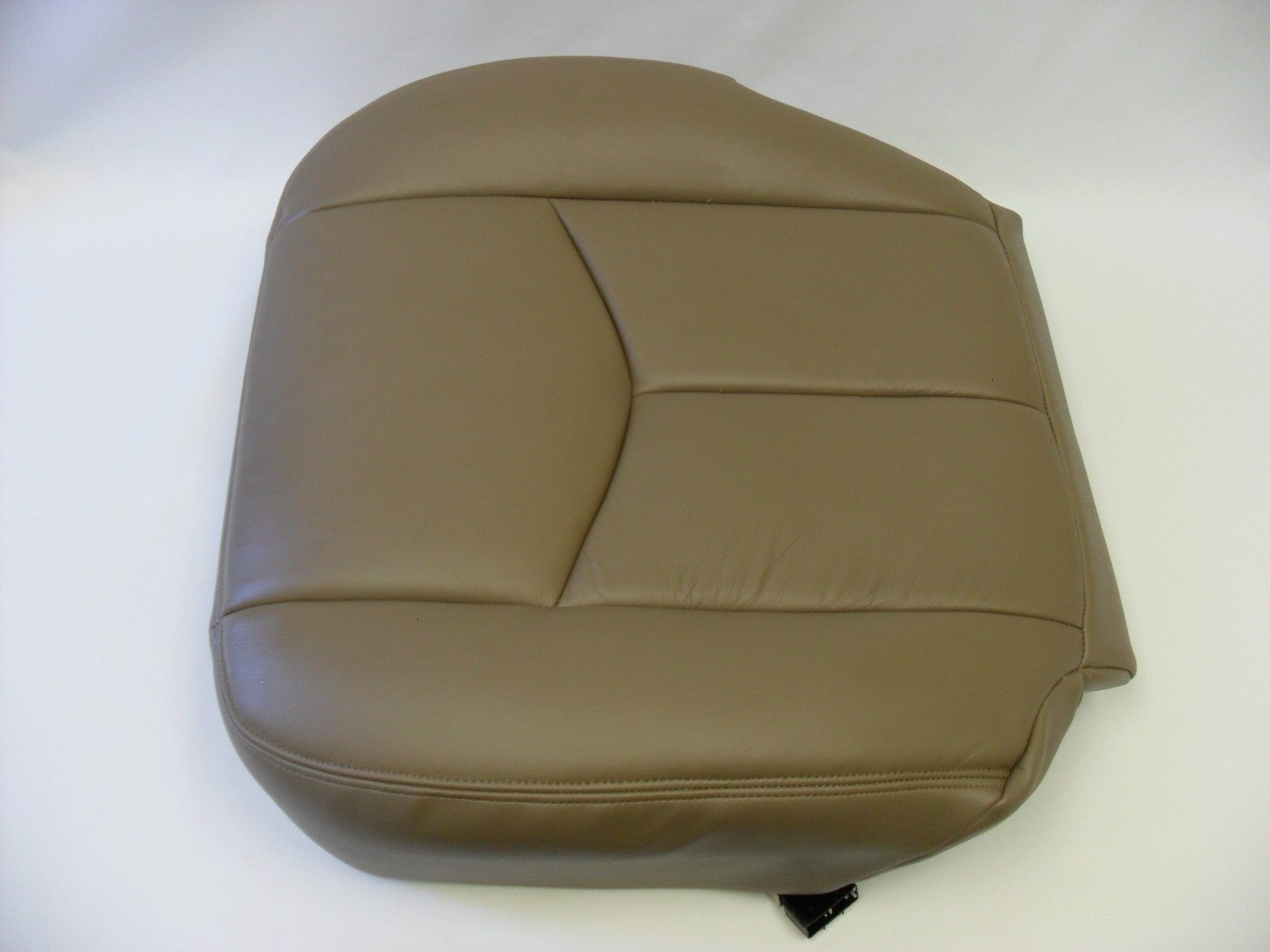 2003 To 06 Chevy Silverado Driver Top Lean Back & Bottom Leather Seat Covers Tan