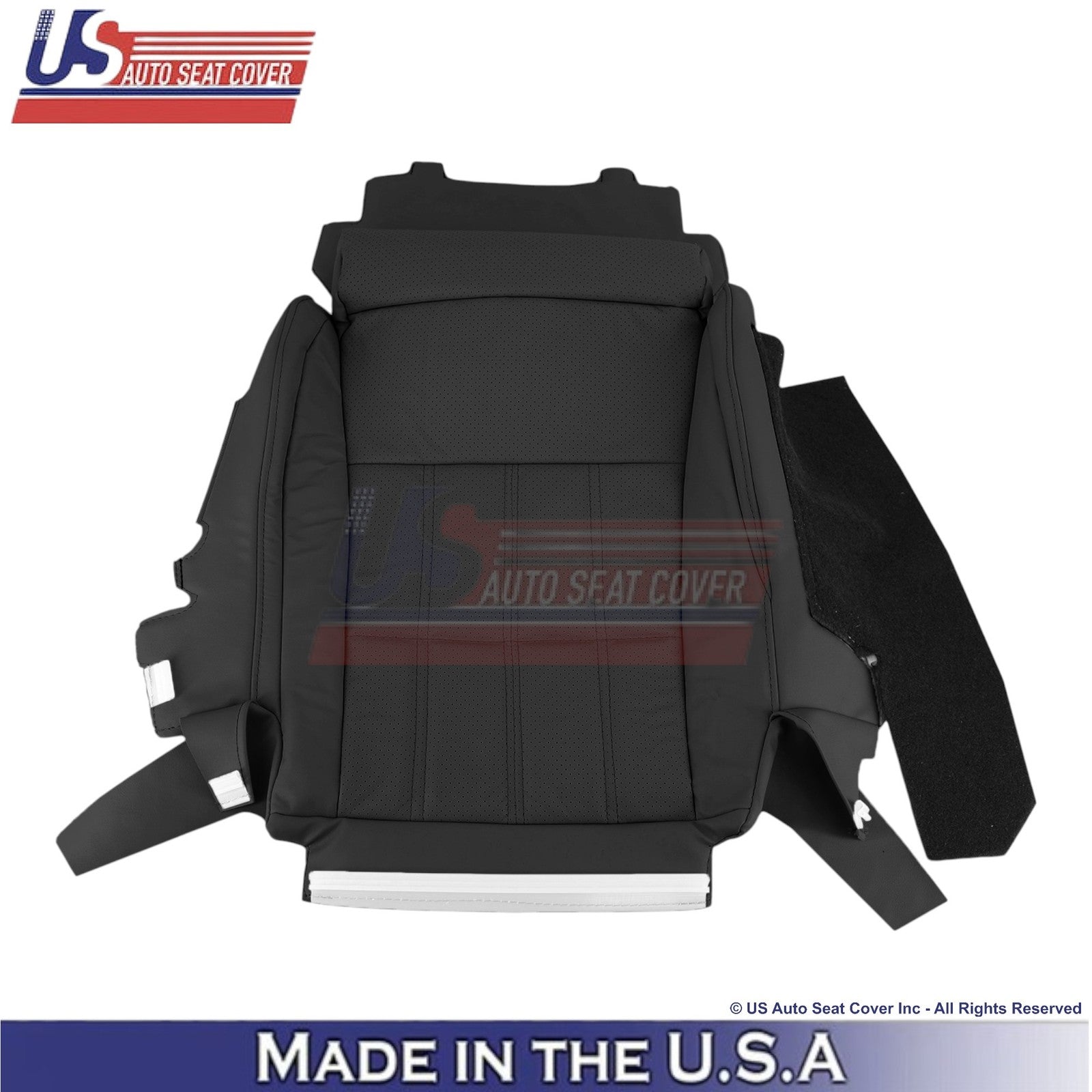 2016-2018 Fits Lexus ES 350 Leatherette Passenger Bottom Replacement Cover Black