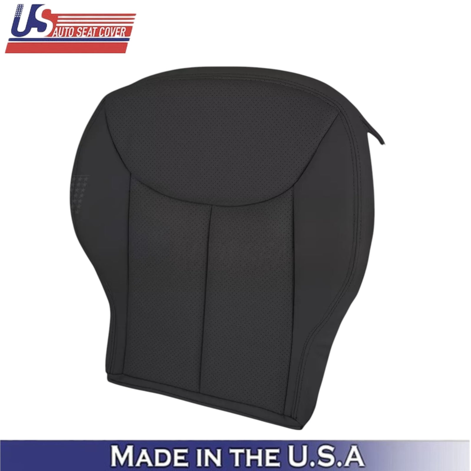 2003-2007 for Mercedes Benz R230 SL500 Front Seat Covers Genuine Leather Black