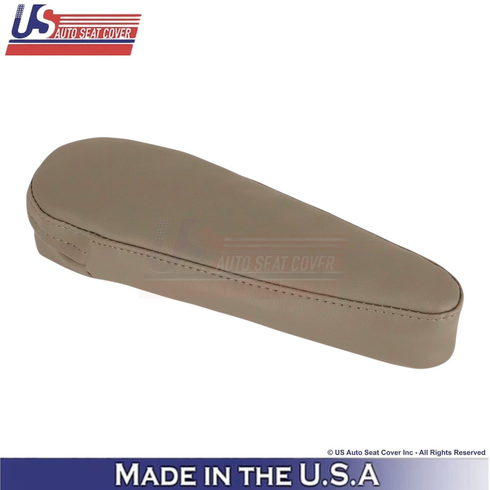 2000-2004 For Toyota Tundra Leatherette Front w/Armrest Passenger Covers Tan