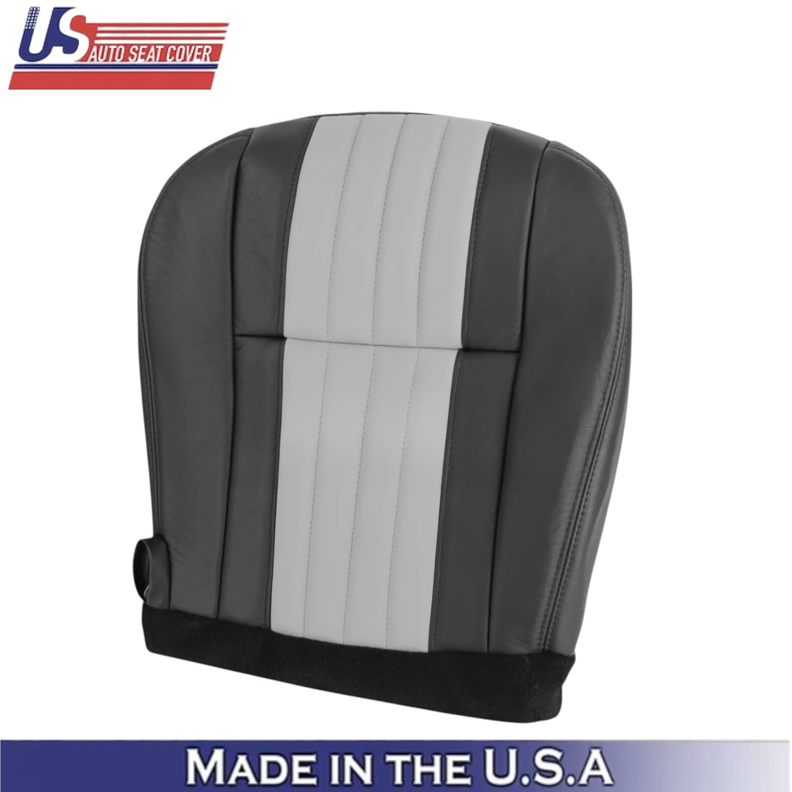 2003 For Ford F150 Harley Davidson Leatherette Passenger Bottom Cover Black/Gray