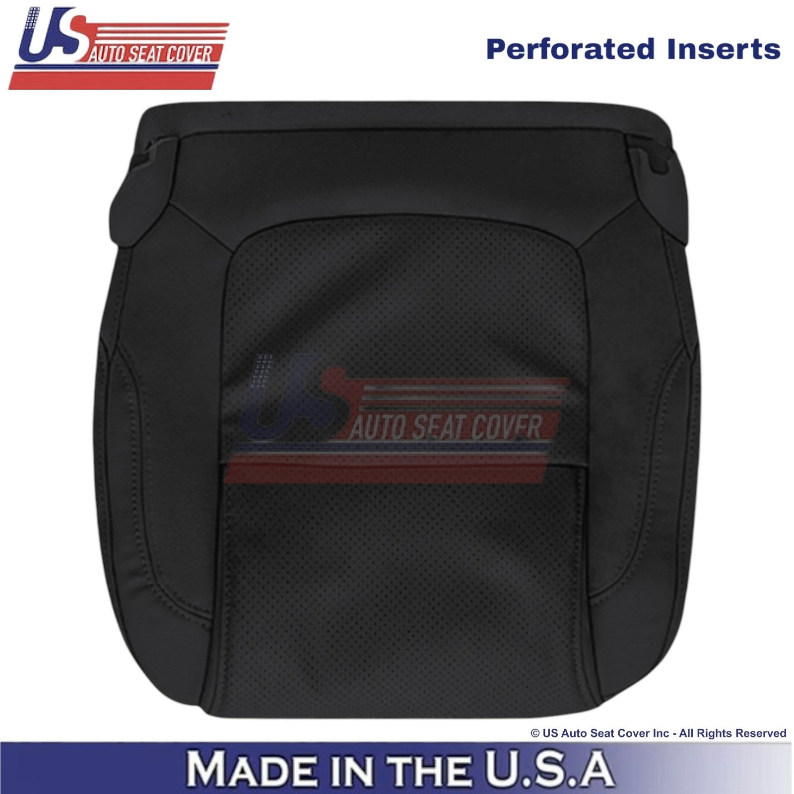 2011-2015 For Ford Explorer 2nd Row Passenger Side Bottom Leather Cover Black