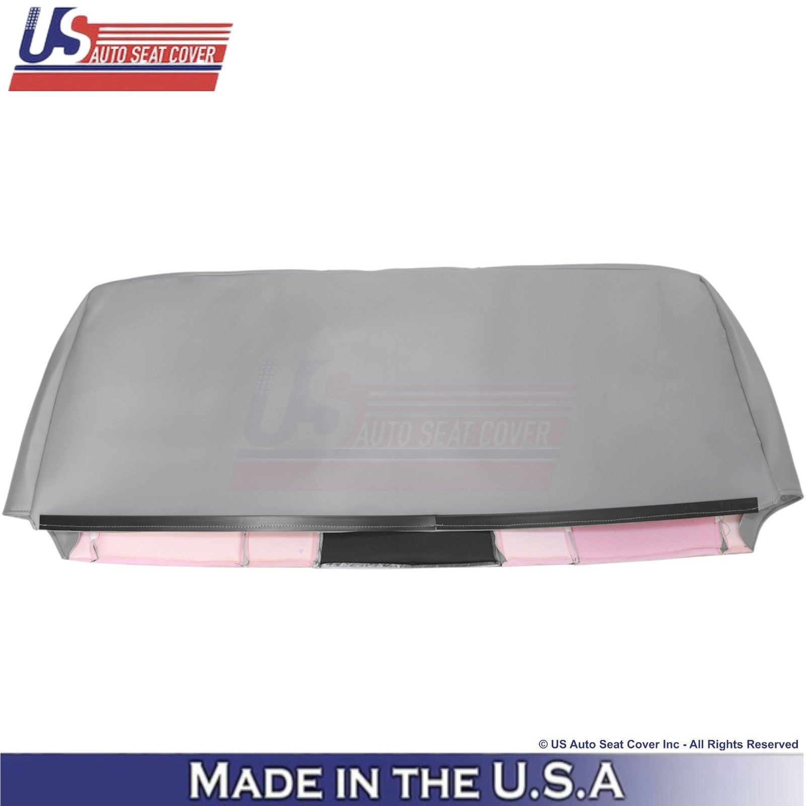 2003-2007 For Ford F250 F350 Lariat Genuine Leather Rear Bench Seat Covers Gray