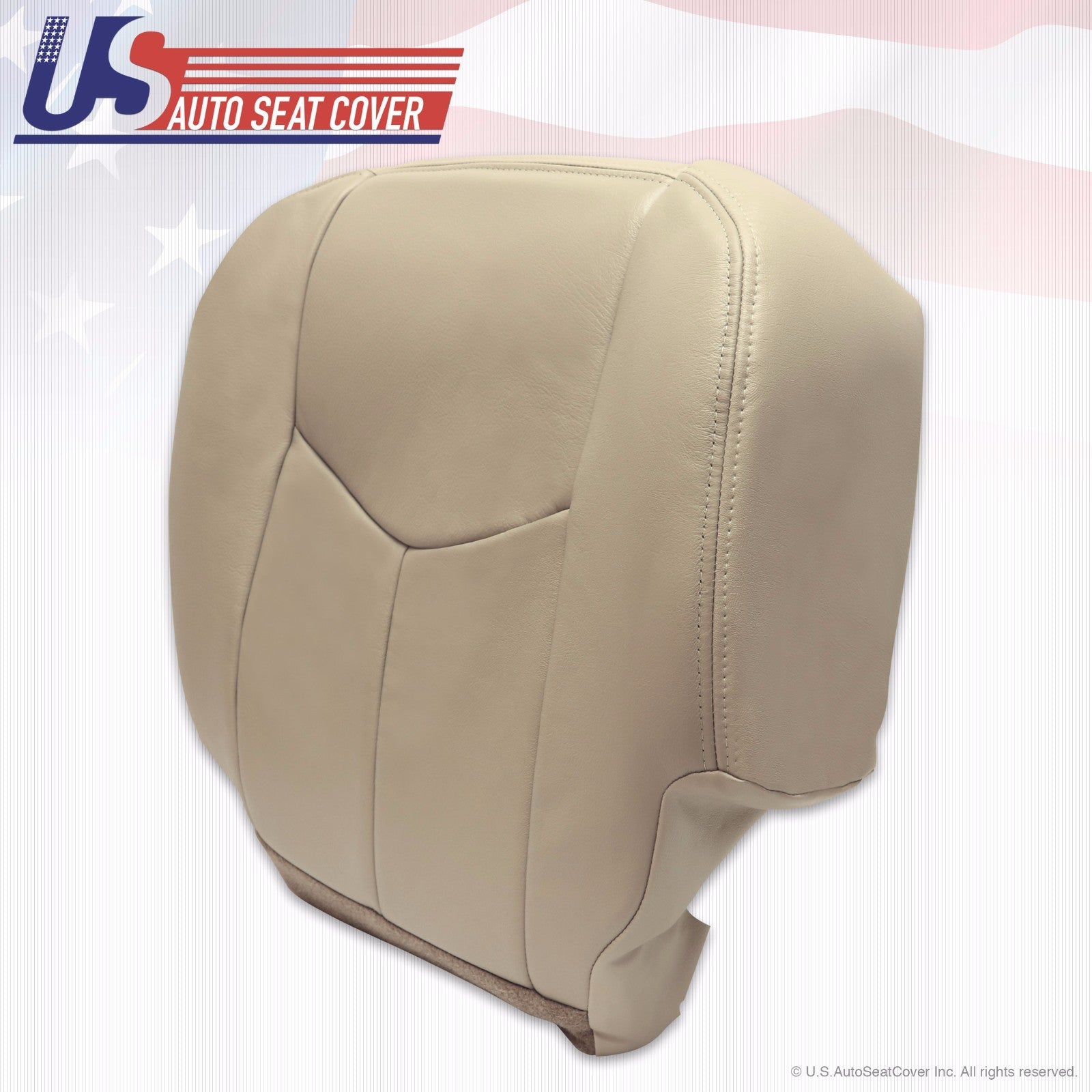 2003 2004 2005 2006 GMC Yukon XL SLT SLE Driver Bottom Leather Seat Cover Tan522