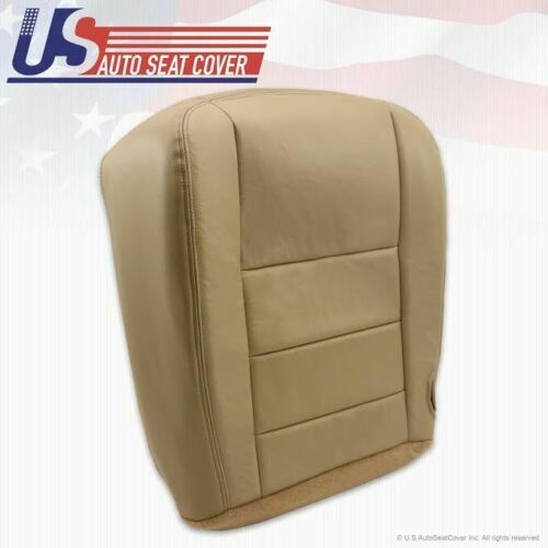 2002-2007 Ford F250 F350 Lariat Passenger Bottom Leather Seat Cover Parchmnt TAN