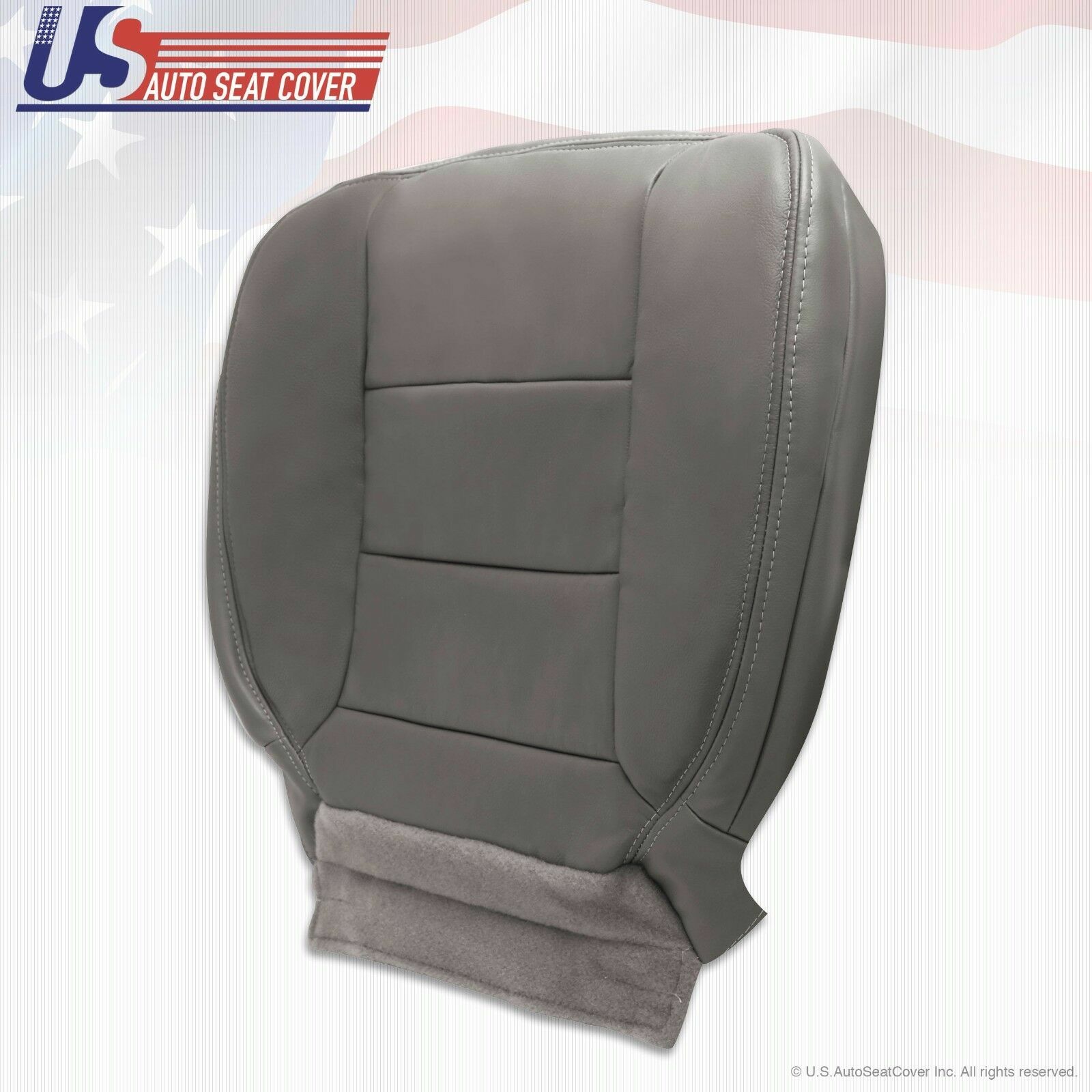 2002-2007 Ford F250 F350 Lariat EXTENDED CAB Driver Bottom Leather Seat Cover