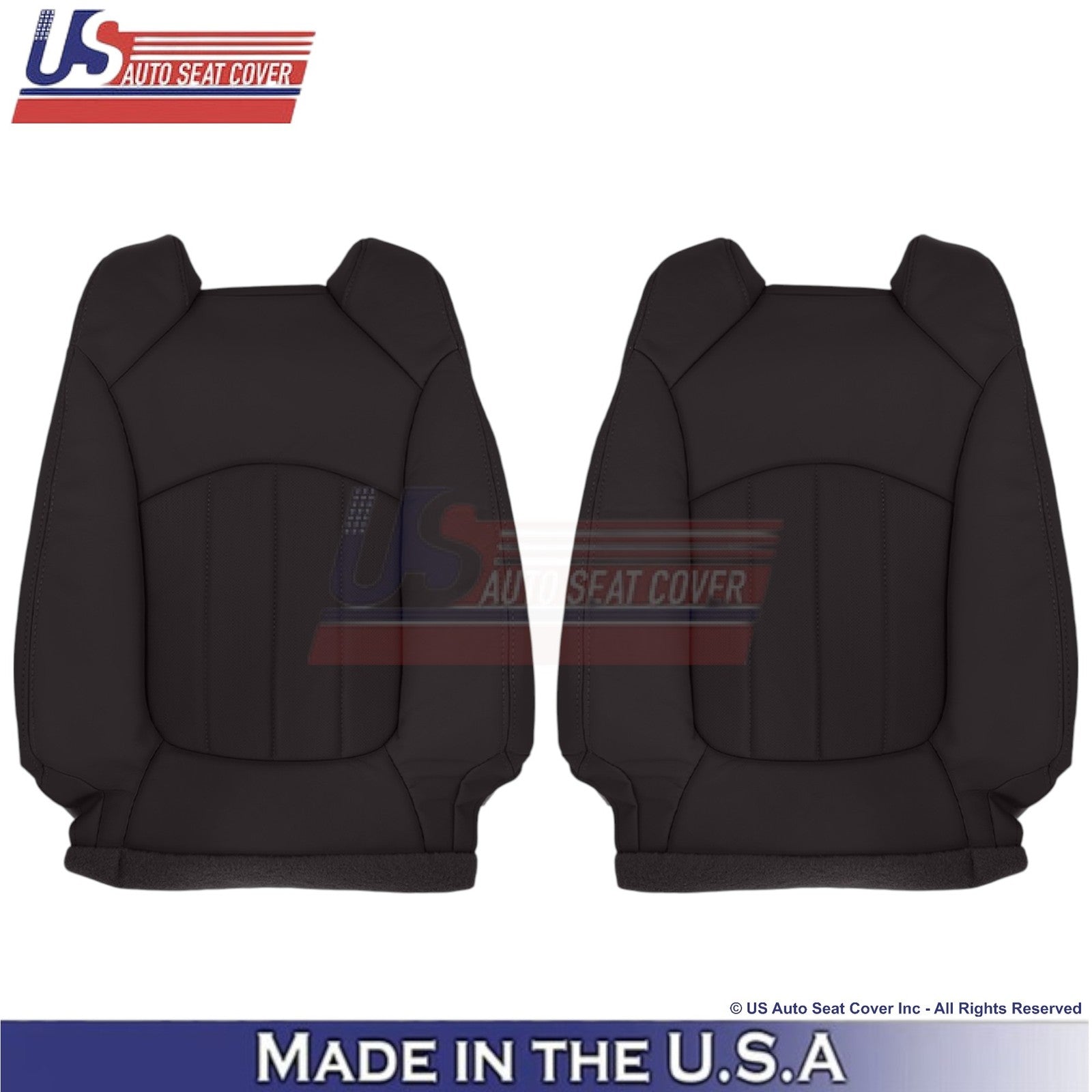 2013-2017 For Buick Enclave Leatherette Front Replacement Seat Covers Cocoa