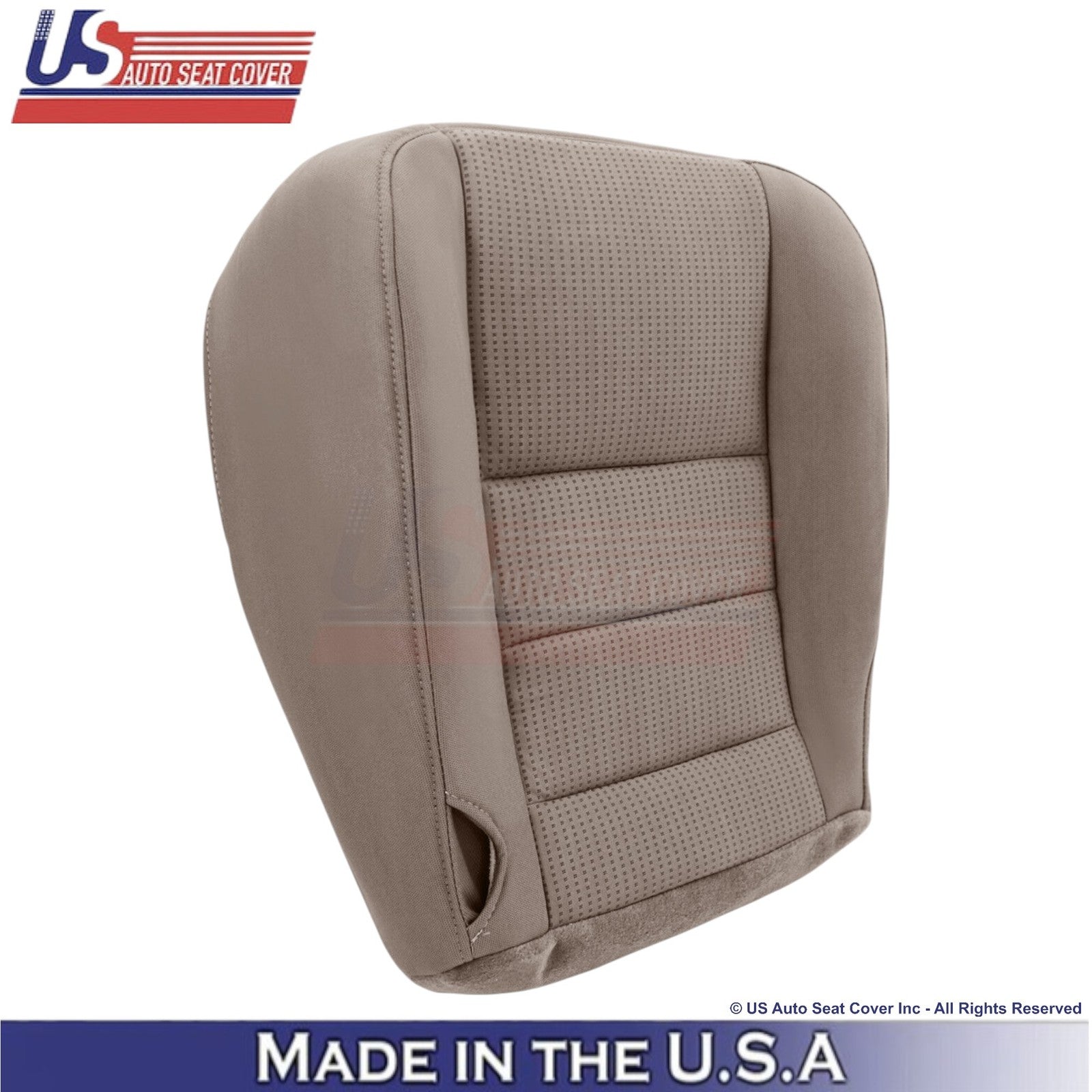 2008-2010 For Ford F-250 XLT Cloth Passenger Side Replacement Covers Camel Tan