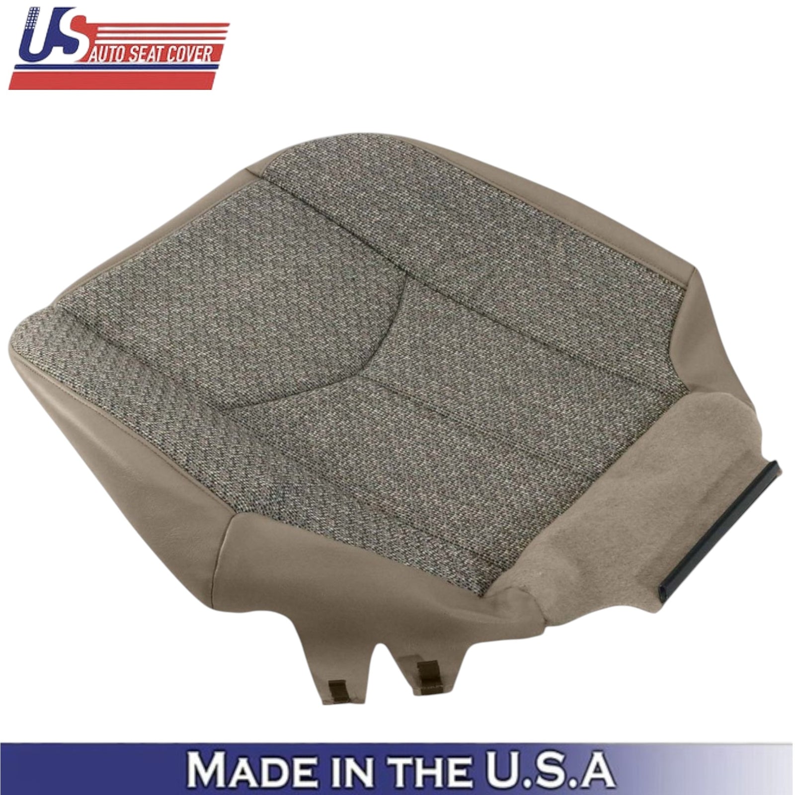 2003-2007 For Chevy Silverado 1500 Cloth Fabric Front Bottom Seat Covers Tan