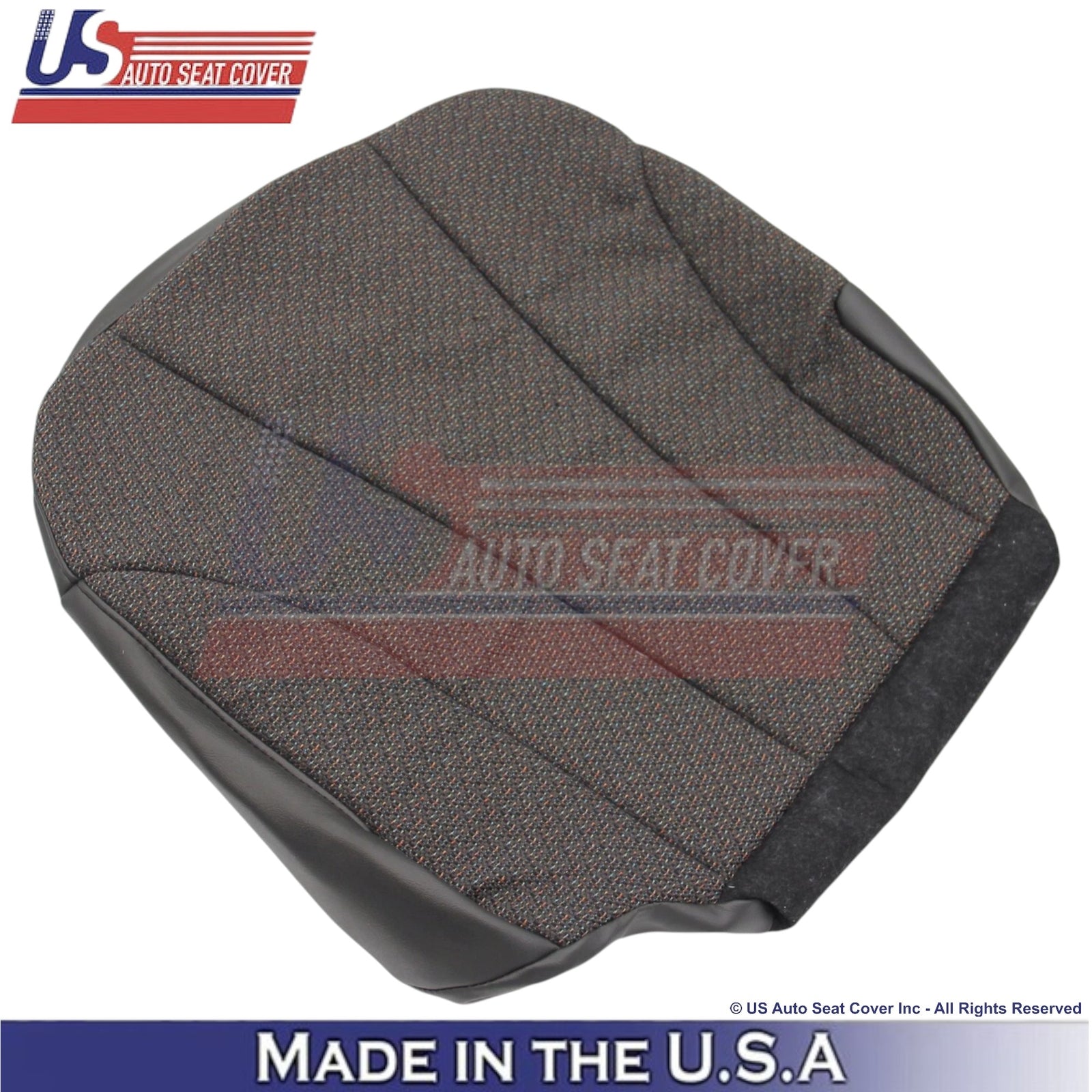 1999-2002 For Chevy Silverado 1500 2500 3500 Cloth Front Seat Covers Graphite
