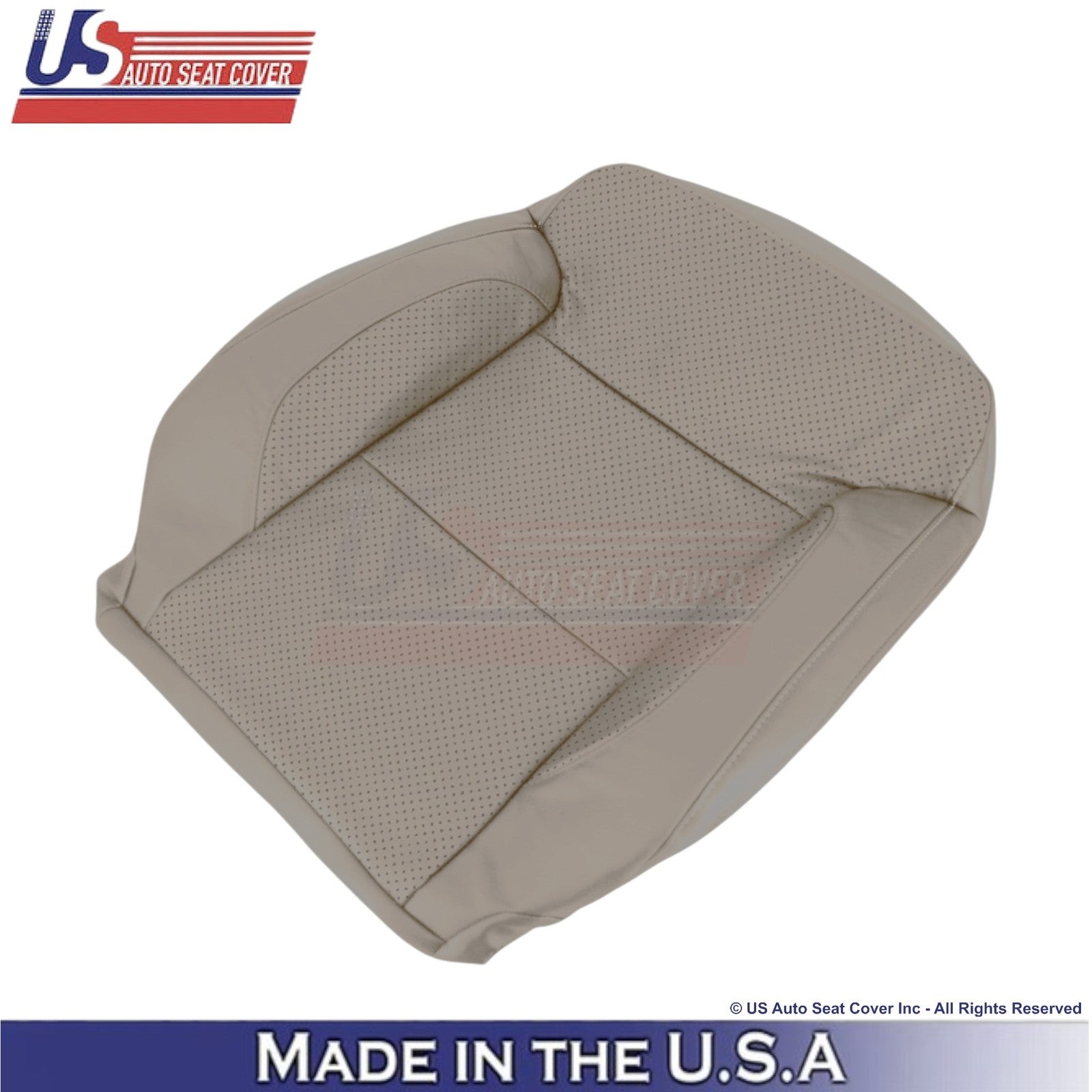 2014-2019 For Chevy Silverado 1500 LT LS Leather Perf Passenger Top Cover Dune