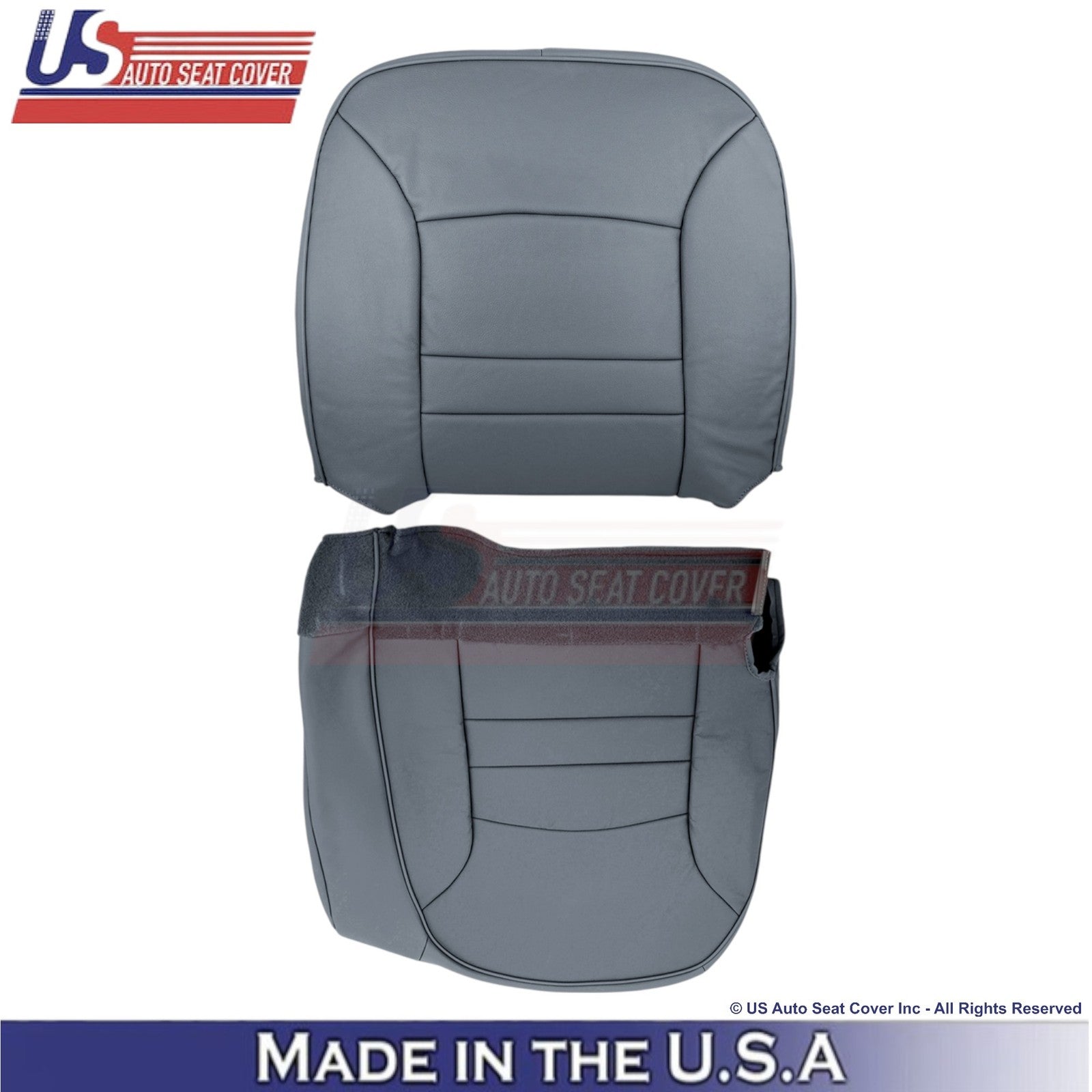 1998-2002 For Ford Crown Victoria Leatherette Driver Side Replacement Covers Tan