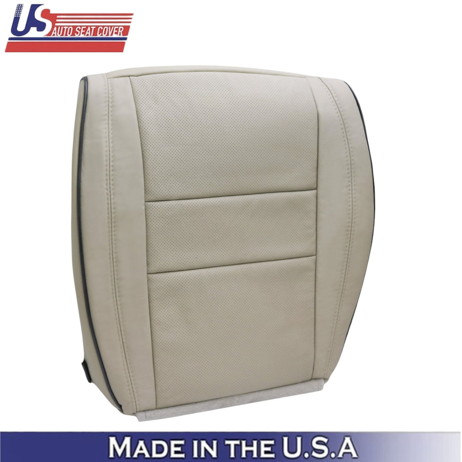 2011-2021 For Jeep Grand Cherokee Leatherette Front Bottom Seat Covers Tan