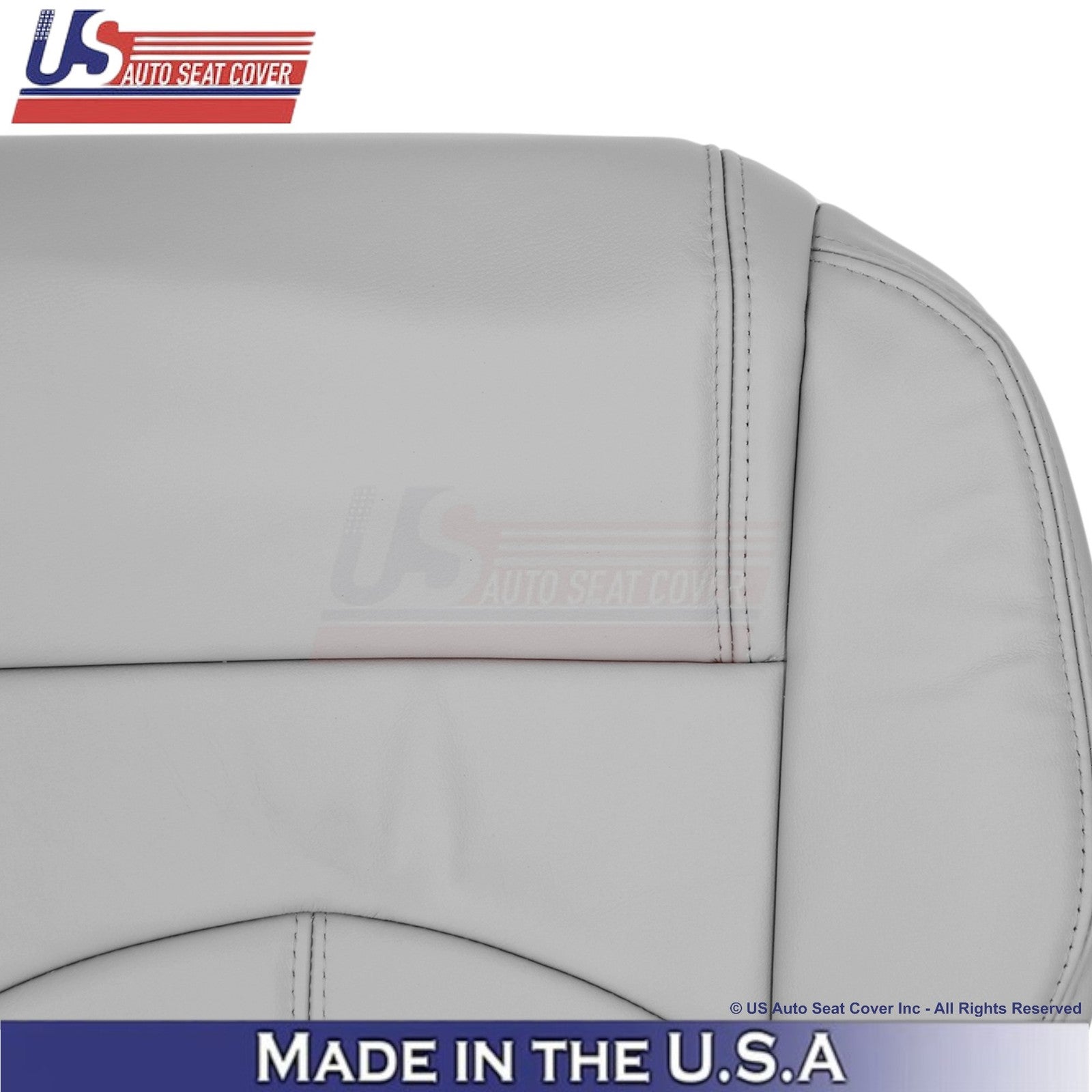 2013-2016 Fits GMC Acadia Leatherette Front Replacement Seat Covers Lt. Titanium