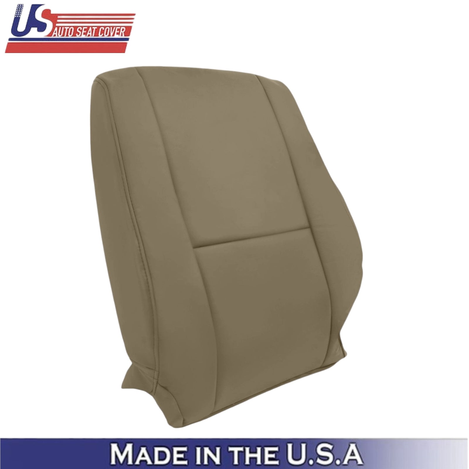 2005-2007 For Toyota Sequoia Genuine Leather Driver Top Seat Cover Oak Tan