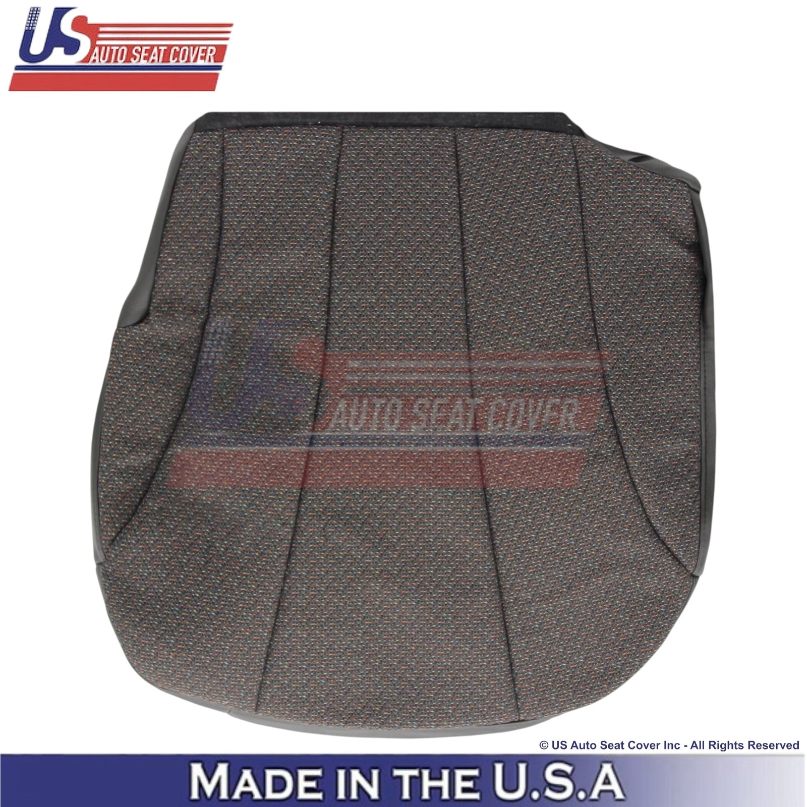 1999-2002 For Chevy Silverado 1500 2500 Cloth Driver Bottom Seat Cover Dark Gray